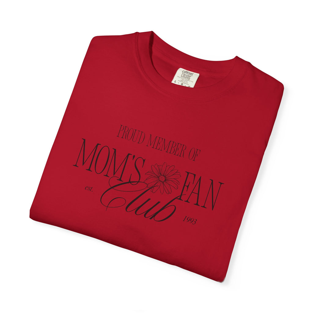 Mom's Fan Club T-Shirt — Vintage Floral Mother's Day Tee
