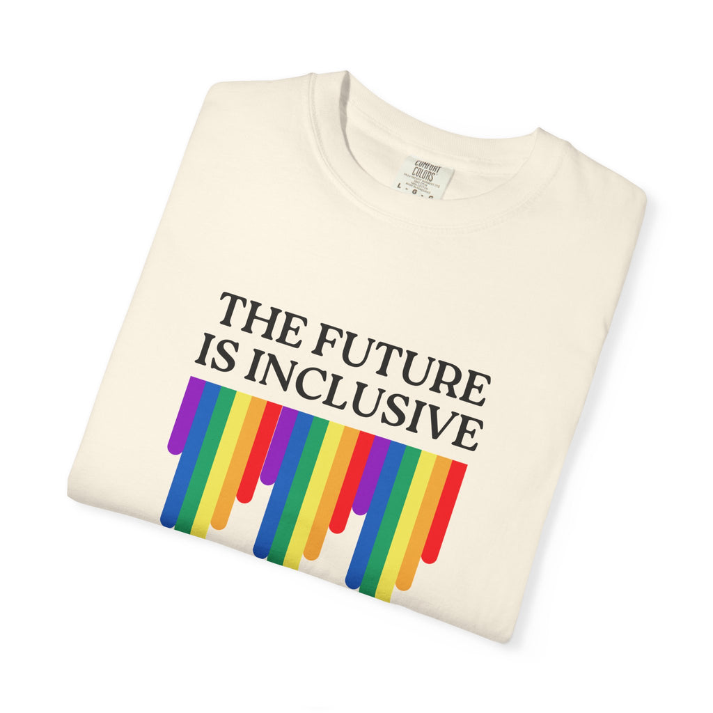 Inclusive Future T‑Shirt – "The Future Is Inclusive" Rainbow Pride Tee