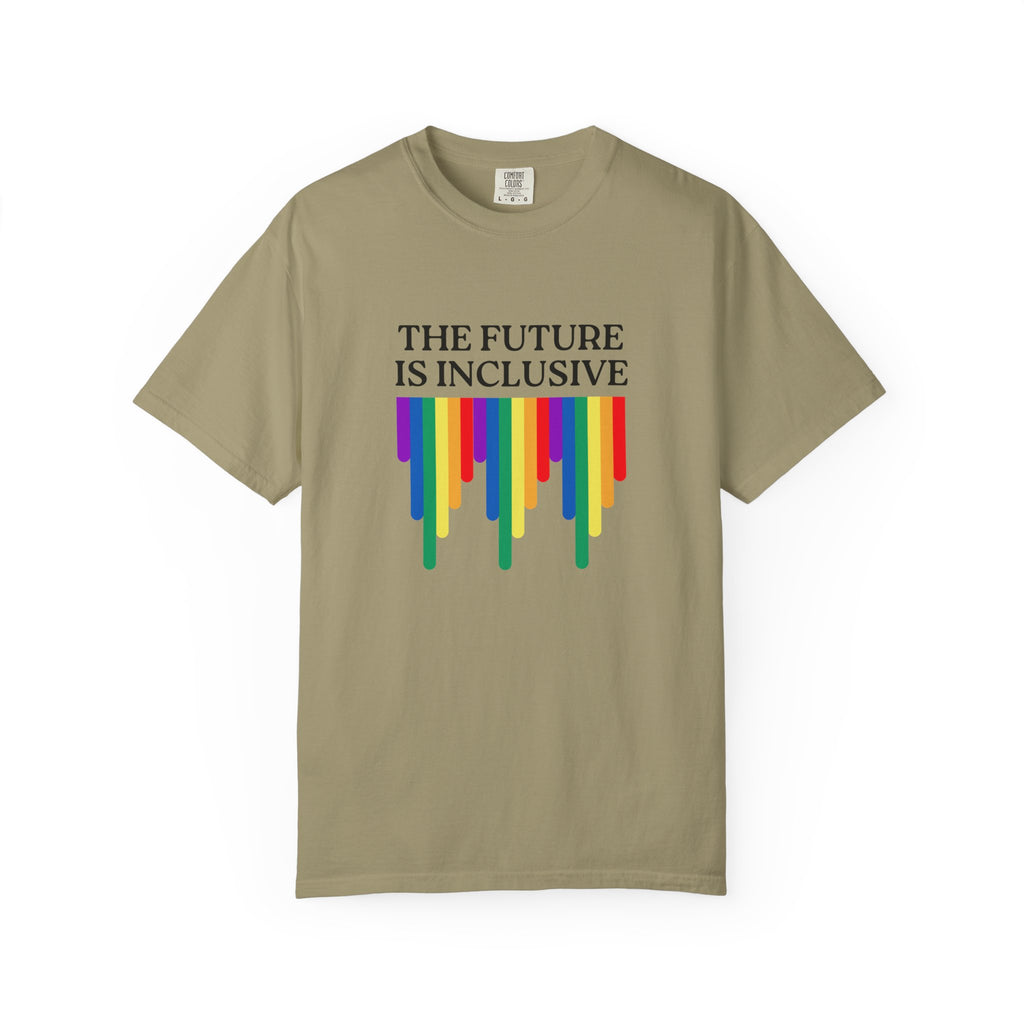 Inclusive Future T‑Shirt – "The Future Is Inclusive" Rainbow Pride Tee