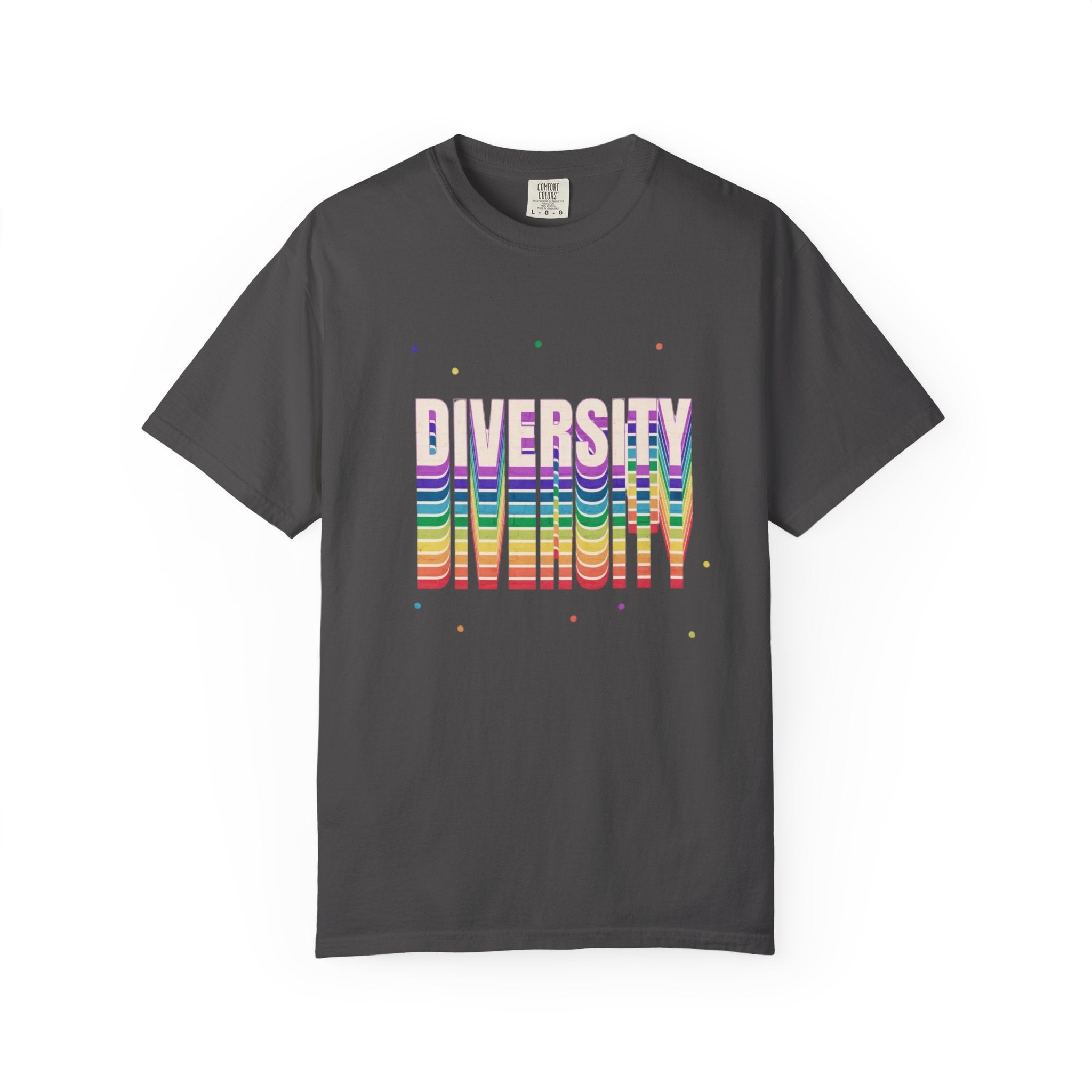 Diversity Rainbow T-Shirt — 'DIVERSITY' Bold Pride Graphic Tee