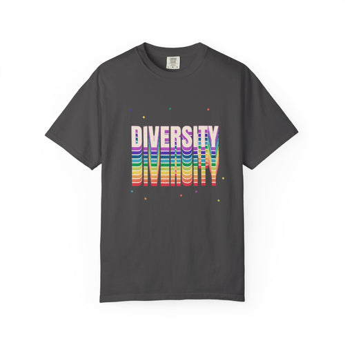Diversity Rainbow T-Shirt — 'DIVERSITY' Bold Pride Graphic Tee