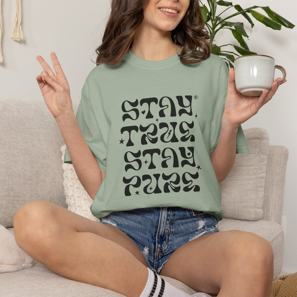Stay True Stay Pure Graphic T-Shirt