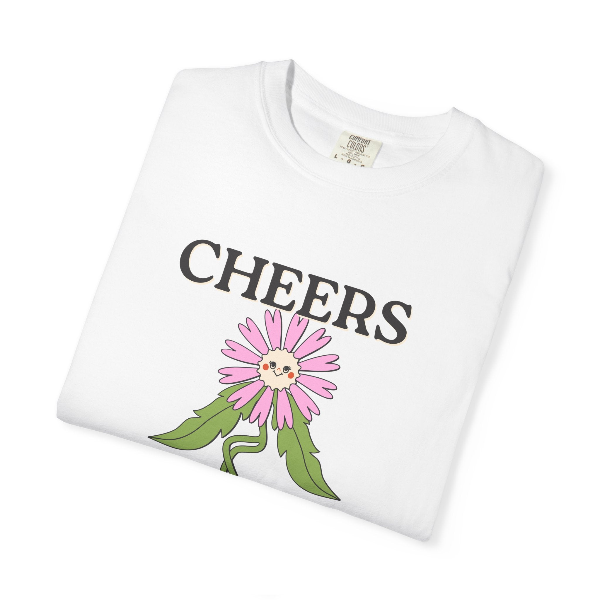 Cheers Queers Floral T-Shirt — Pride Friendly Graphic Tee
