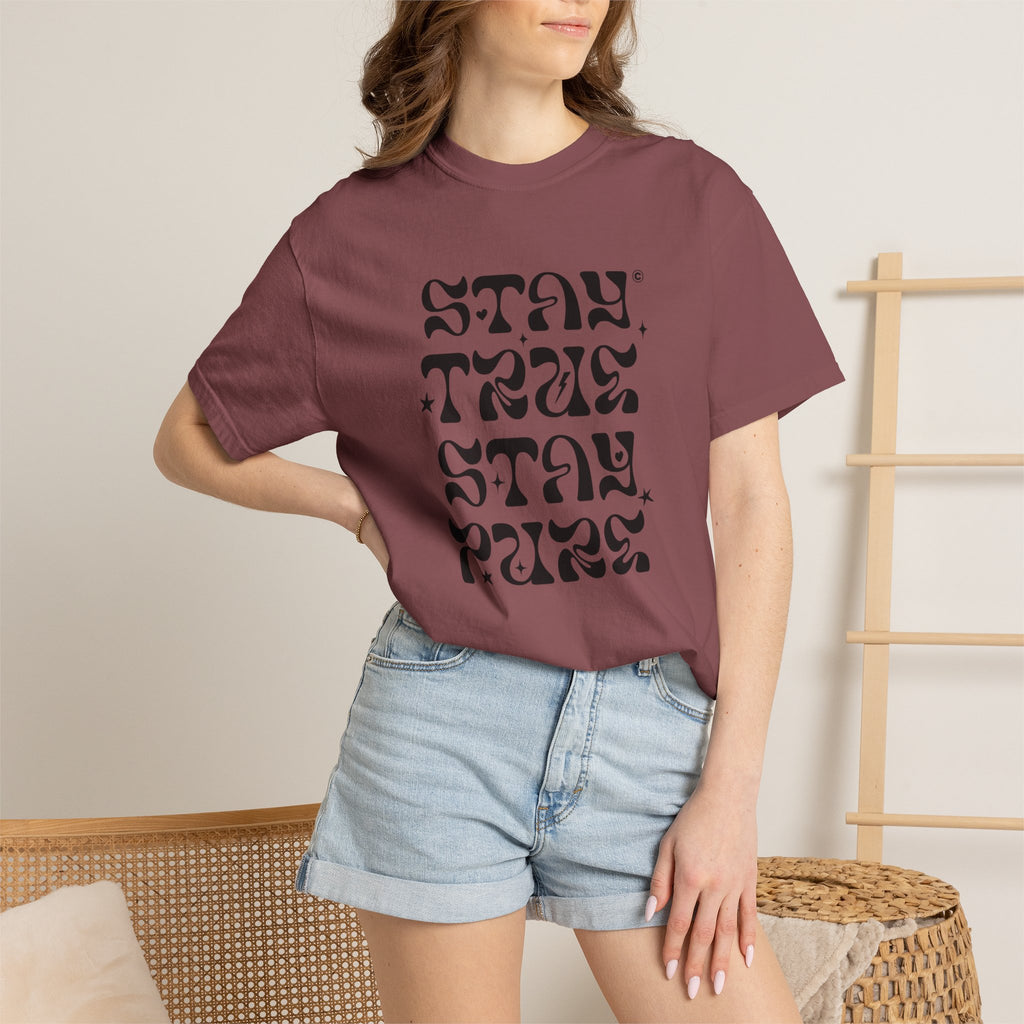 Stay True Stay Pure Graphic T-Shirt