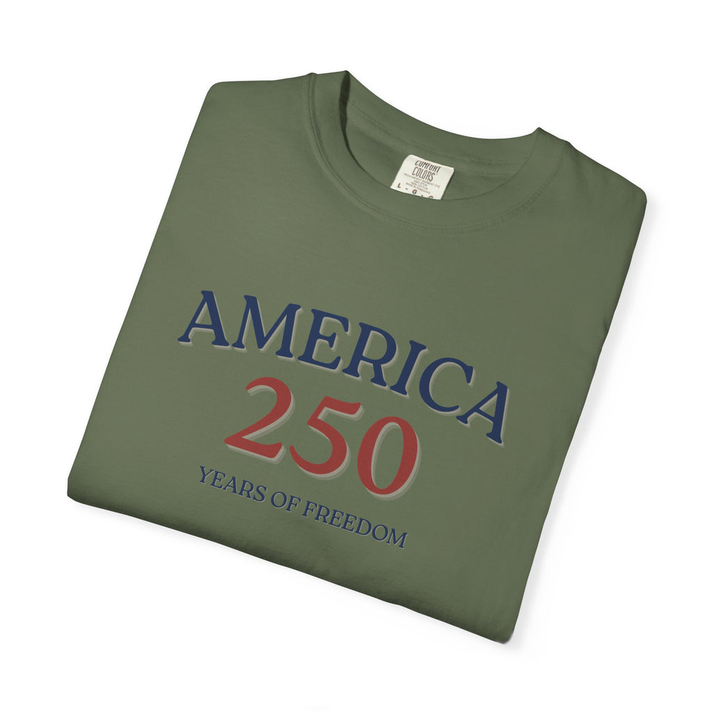 America 250 T-Shirt - Years of Freedom Patriotic Tee