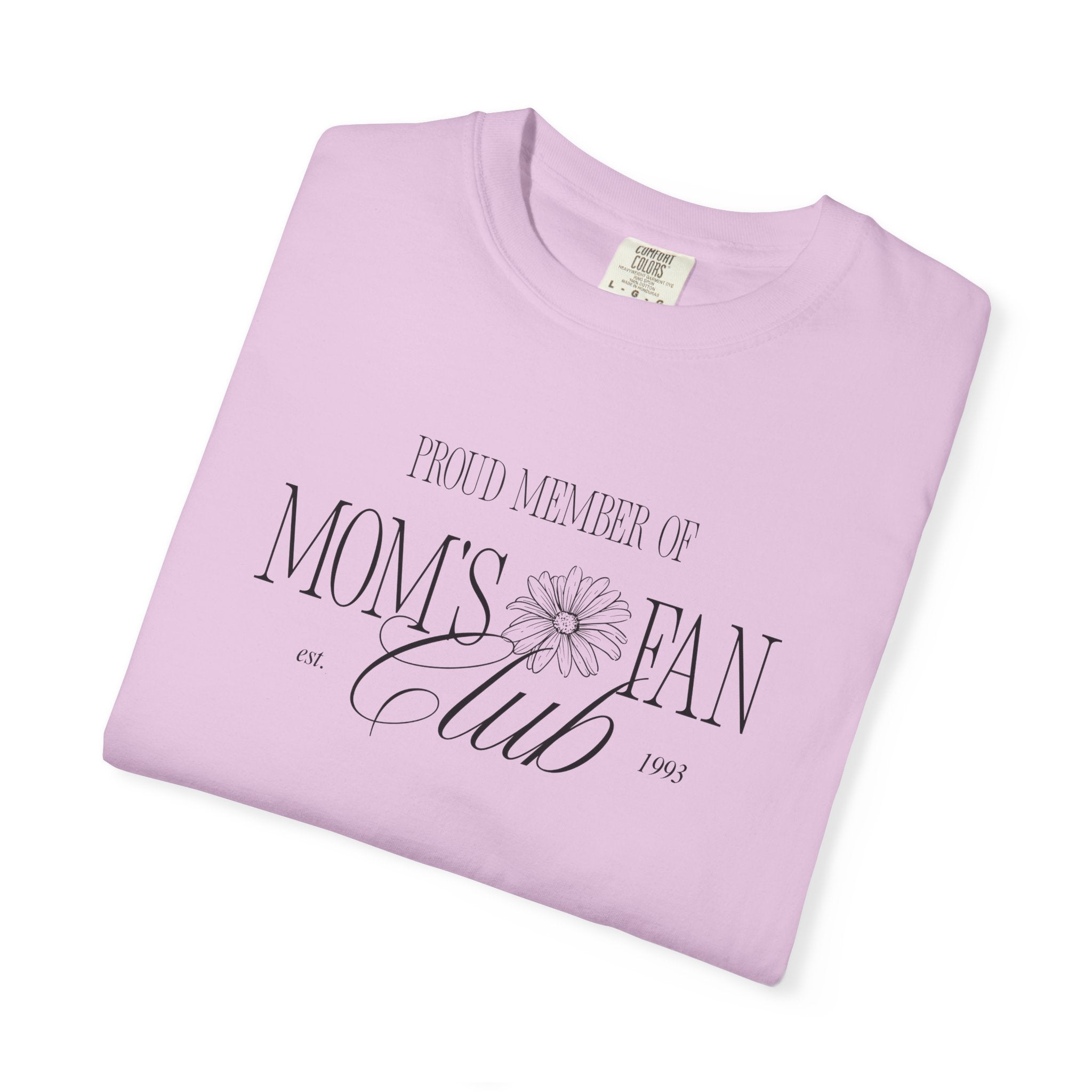 Mom's Fan Club T-Shirt — Vintage Floral Mother's Day Tee