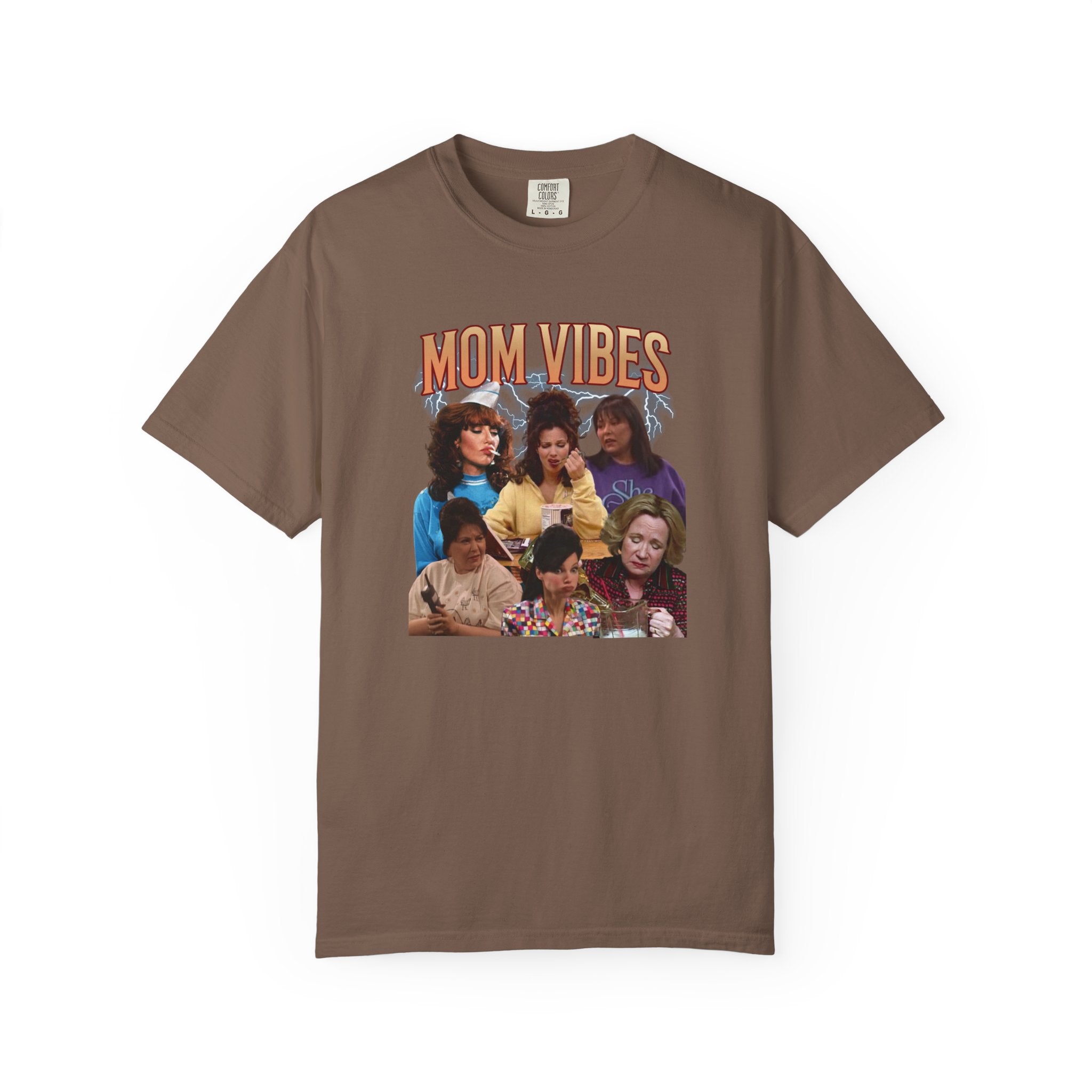 Mom Vibes Graphic T-Shirt — Retro Mom Squad Vintage Style Tee