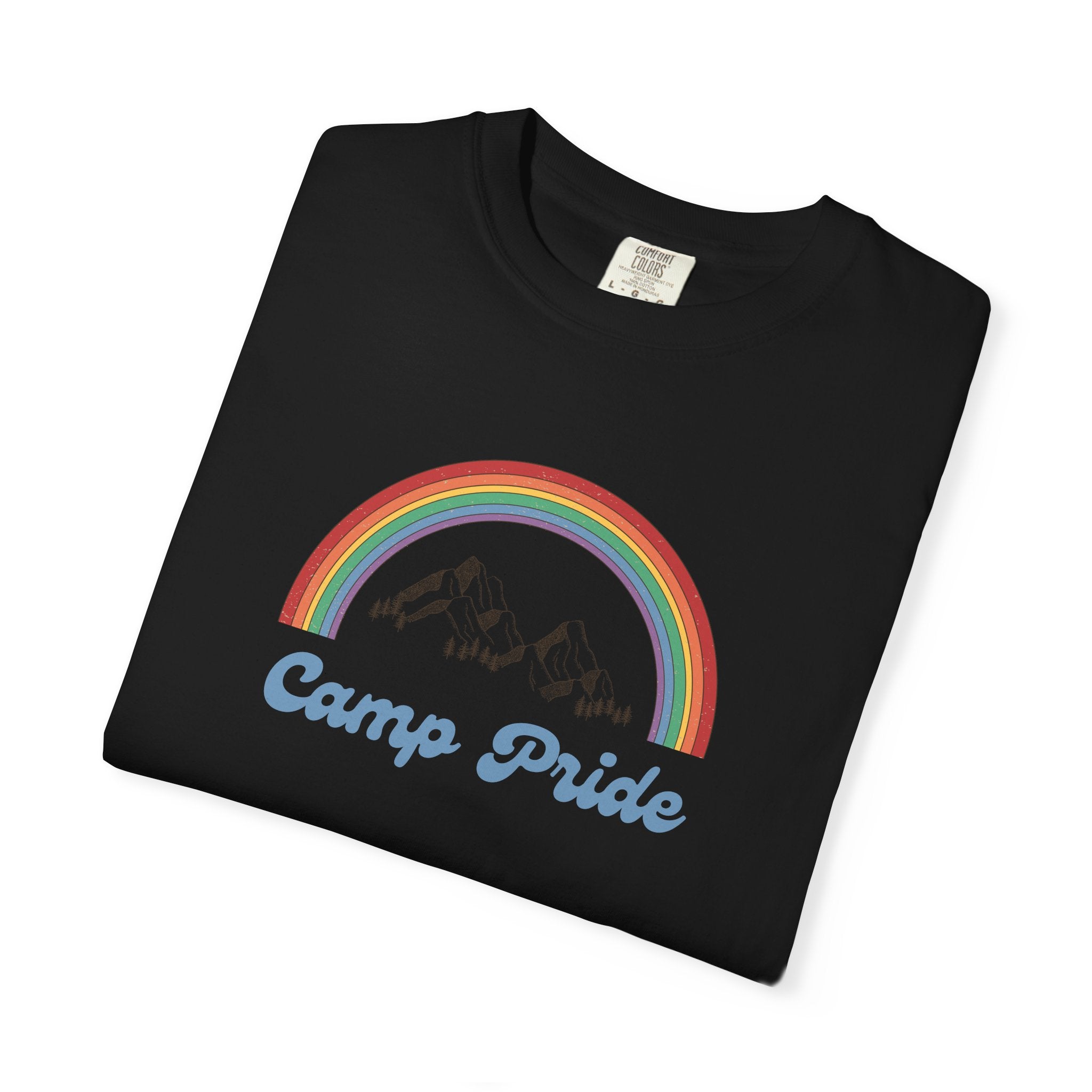 Camp Pride T-Shirt — Rainbow Graphic Tee