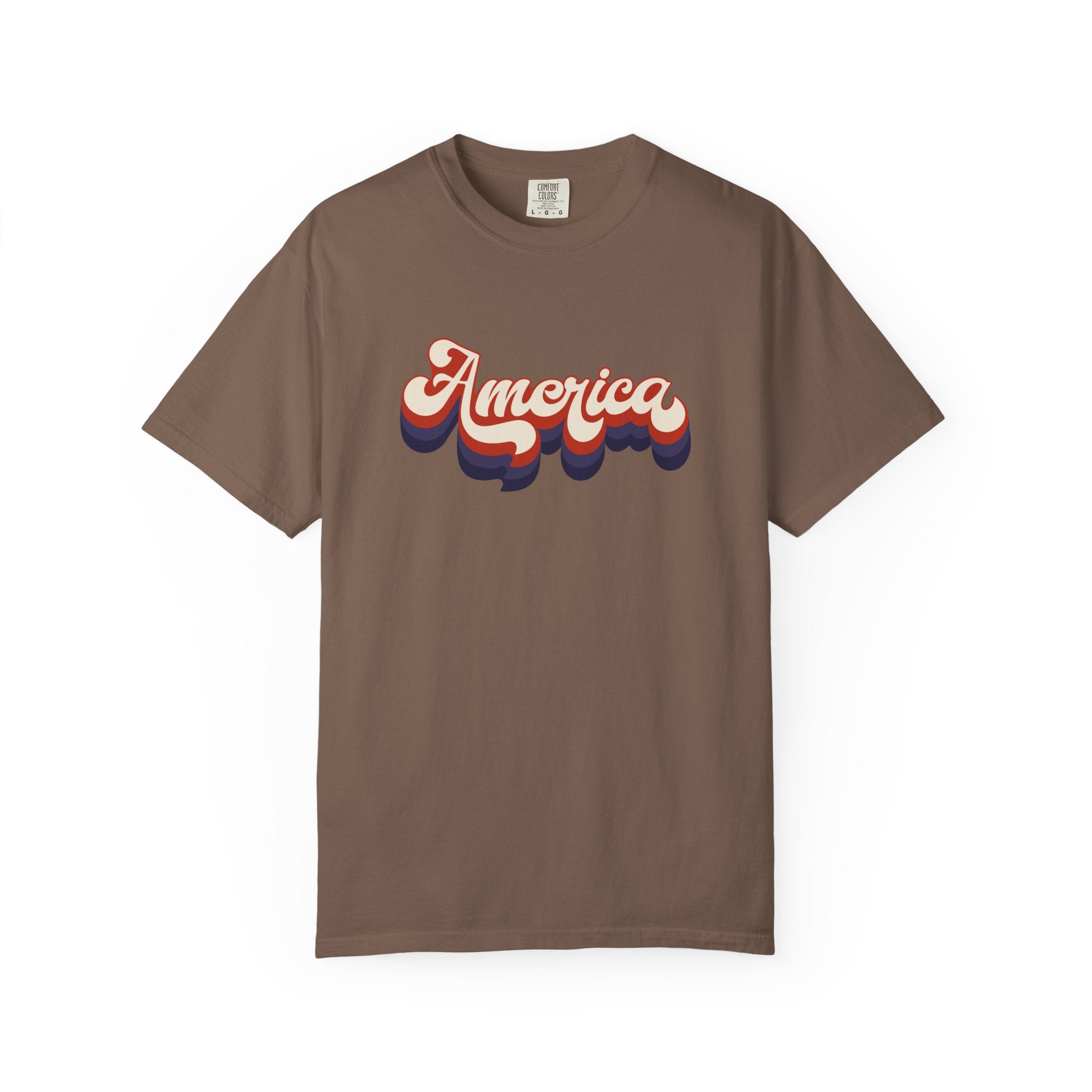 Retro 'America' T-Shirt — Vintage 70s Patriotic Graphic Tee