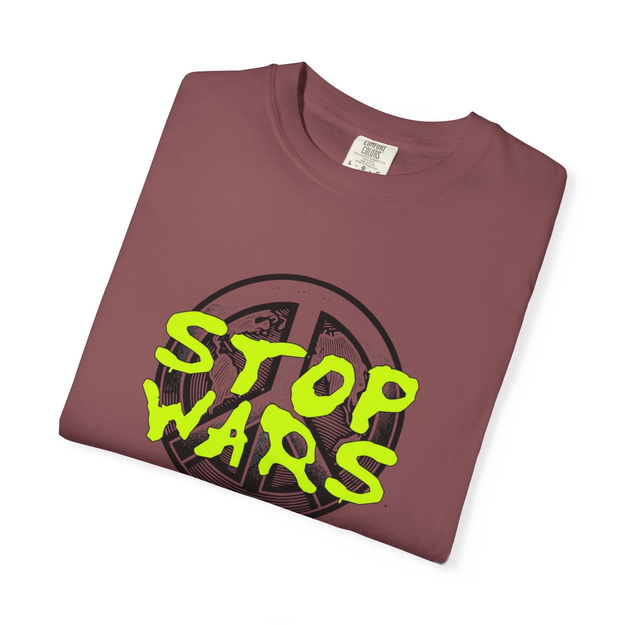 Peace Sign "Stop Wars" T-Shirt — Anti-War Graphic Tee
