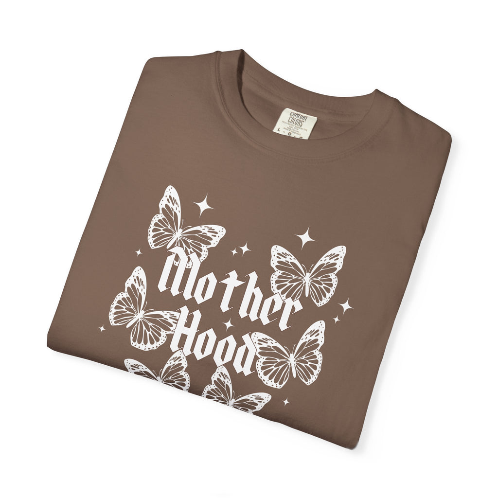 Motherhood Butterfly T-Shirt — Vintage Floral Mom Tee for Mother's Day