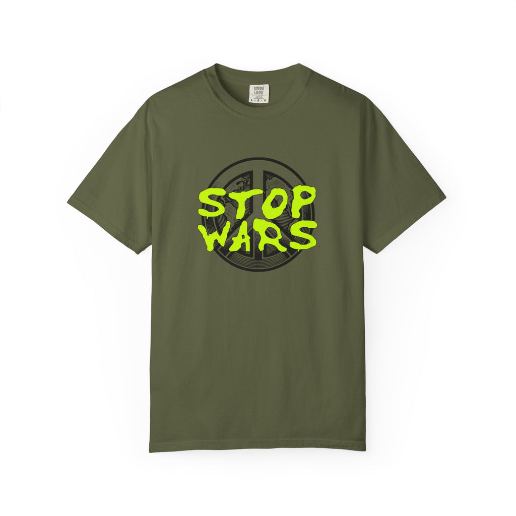 Peace Sign "Stop Wars" T-Shirt — Anti-War Graphic Tee