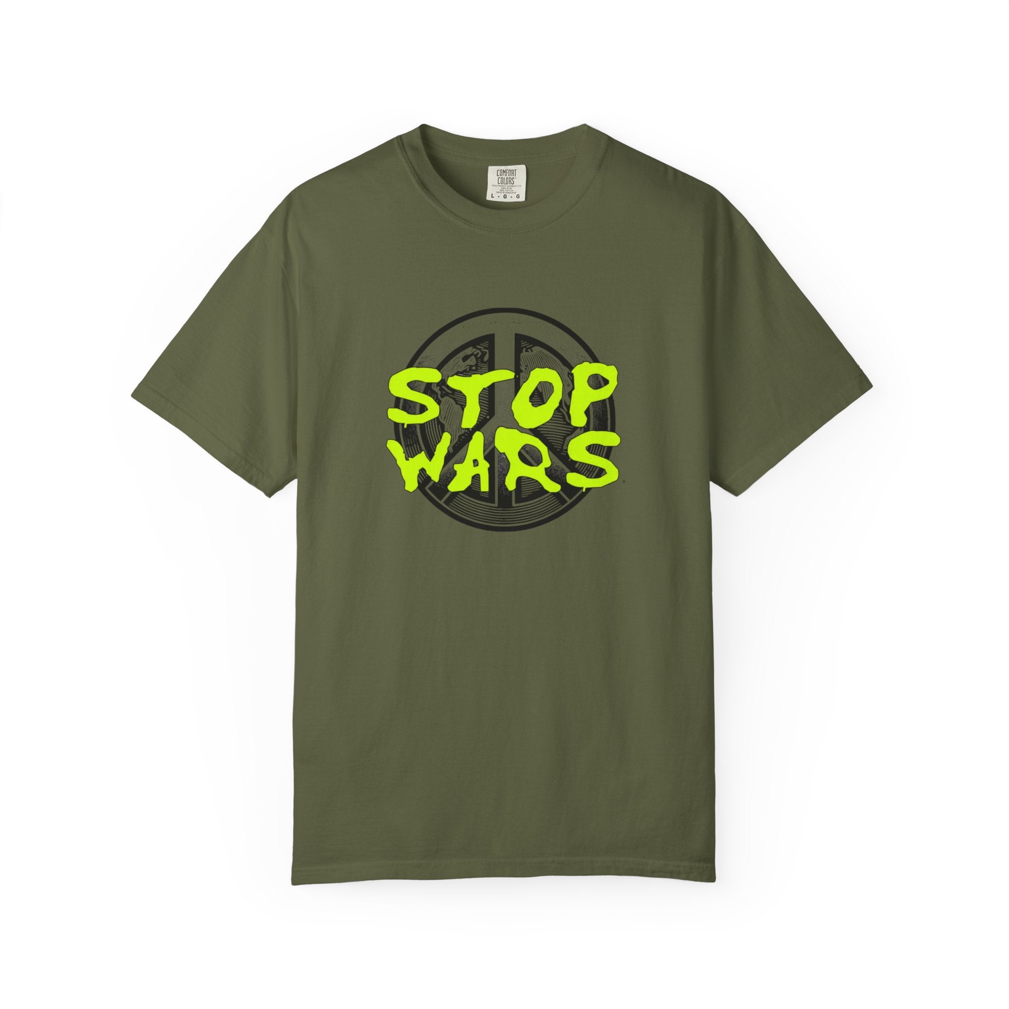 Peace Sign "Stop Wars" T-Shirt — Anti-War Graphic Tee