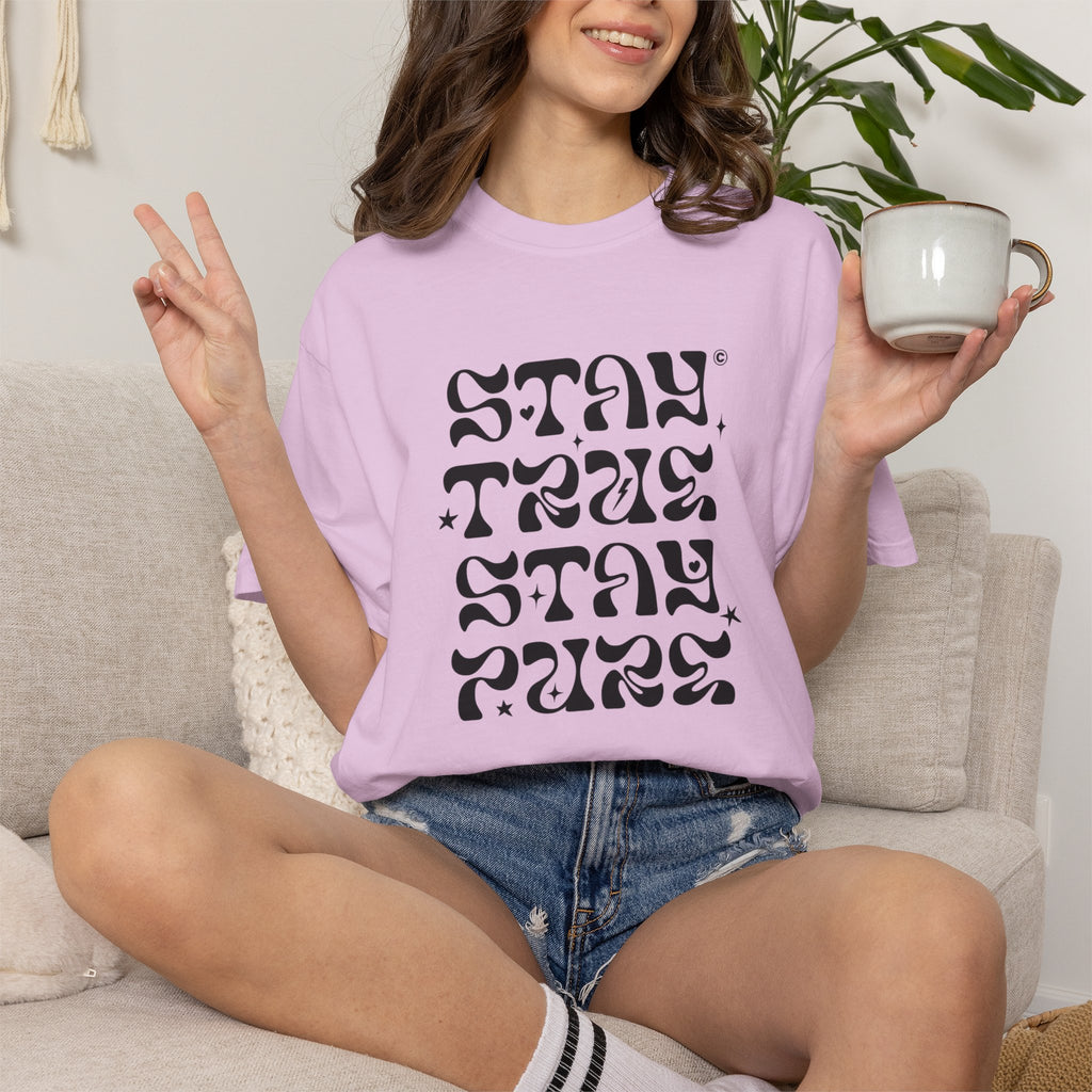 Stay True Stay Pure Graphic T-Shirt