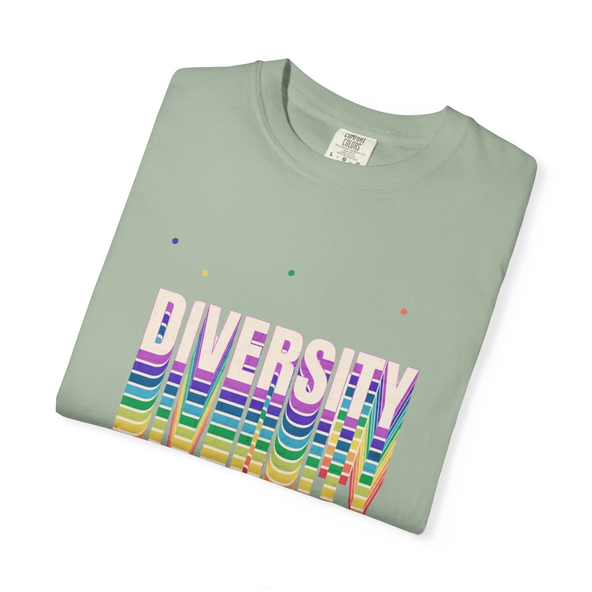 Diversity Rainbow T-Shirt — 'DIVERSITY' Bold Pride Graphic Tee