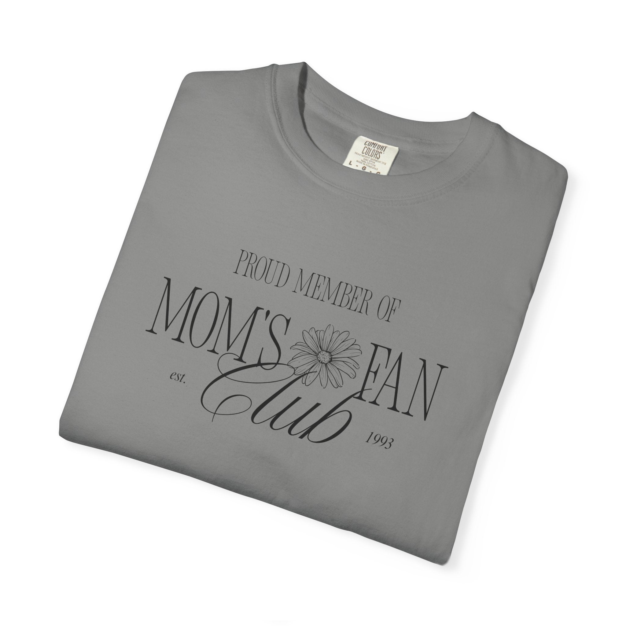 Mom's Fan Club T-Shirt — Vintage Floral Mother's Day Tee
