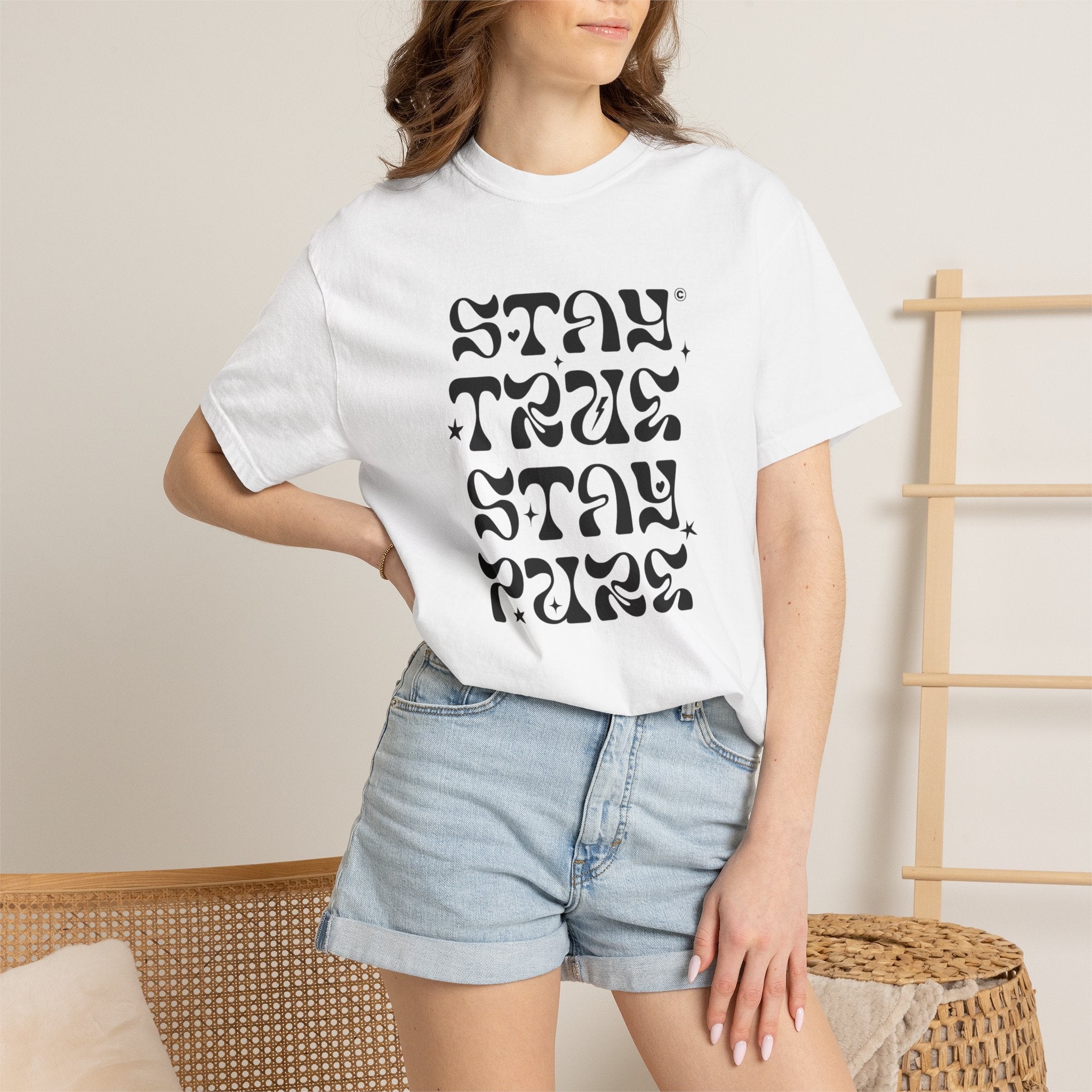 Stay True Stay Pure Graphic T-Shirt