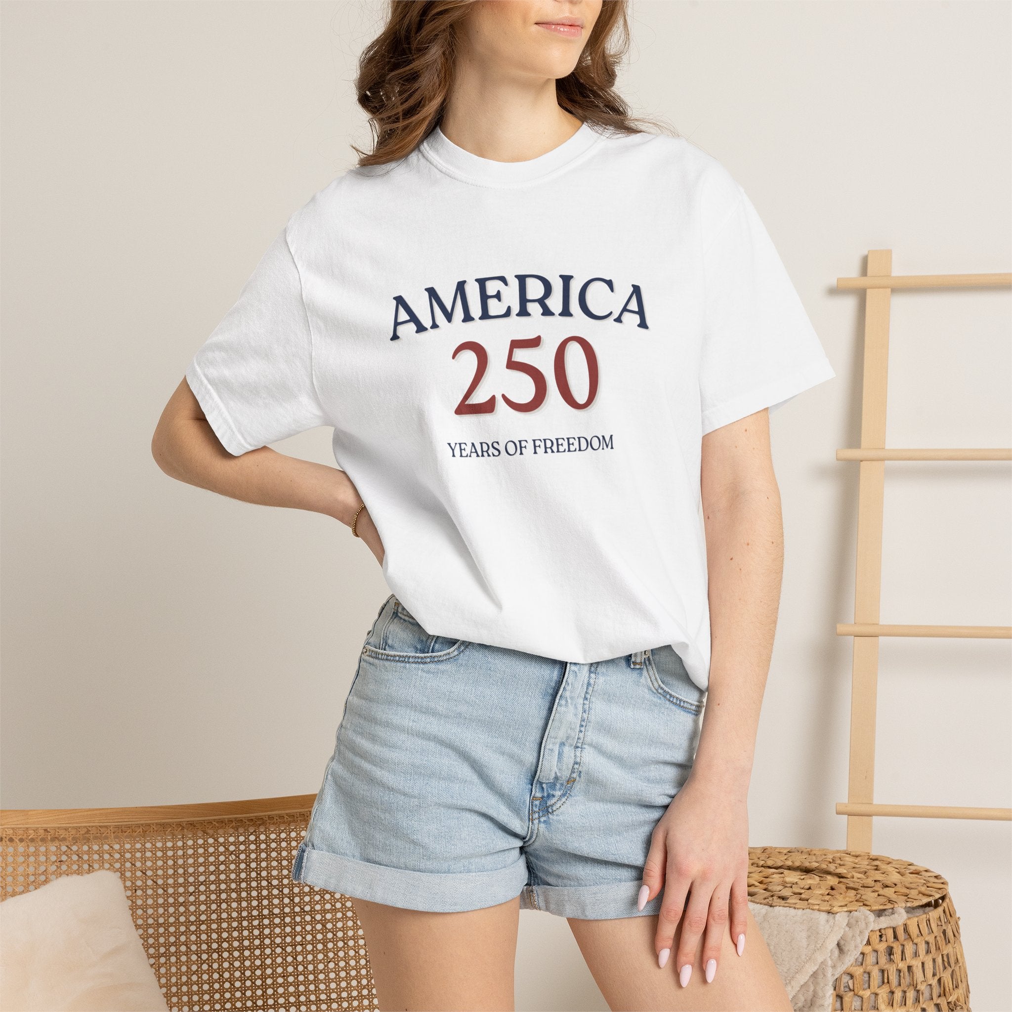 America 250 T-Shirt - Years of Freedom Patriotic Tee