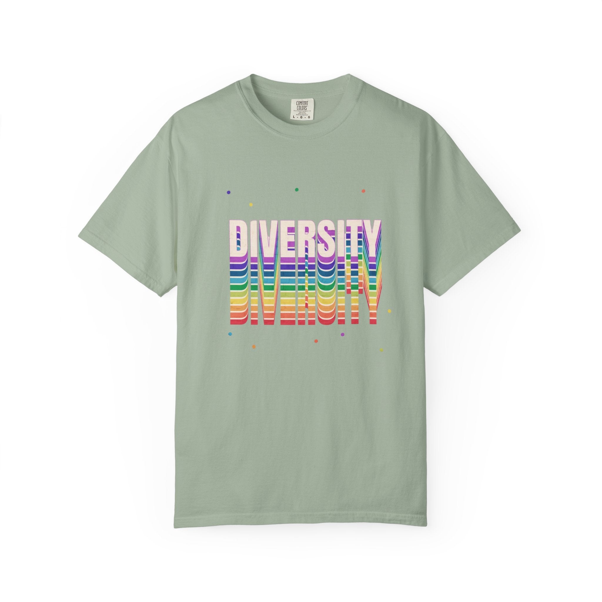 Diversity Rainbow T-Shirt — 'DIVERSITY' Bold Pride Graphic Tee