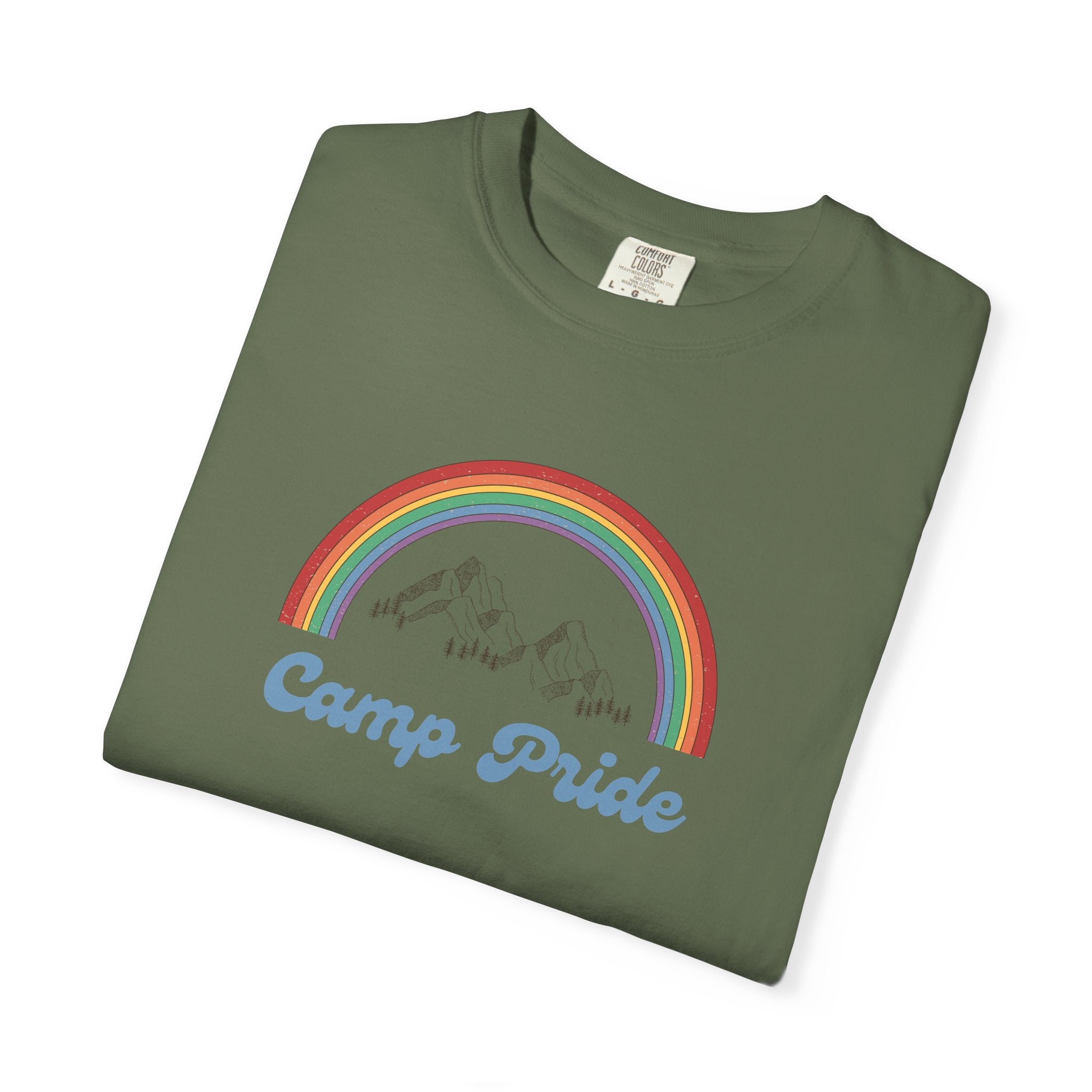 Camp Pride T-Shirt — Rainbow Graphic Tee