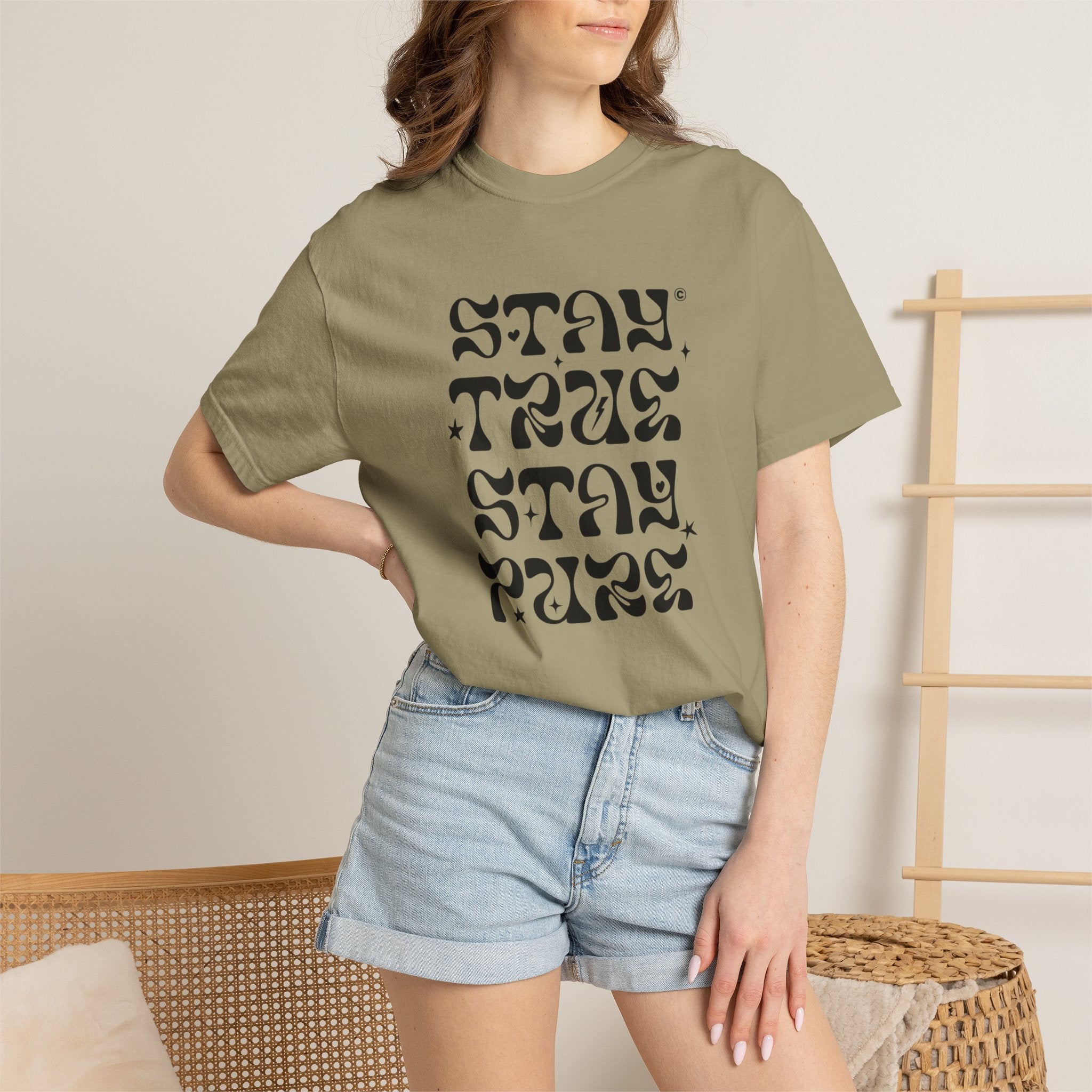 Stay True Stay Pure Graphic T-Shirt