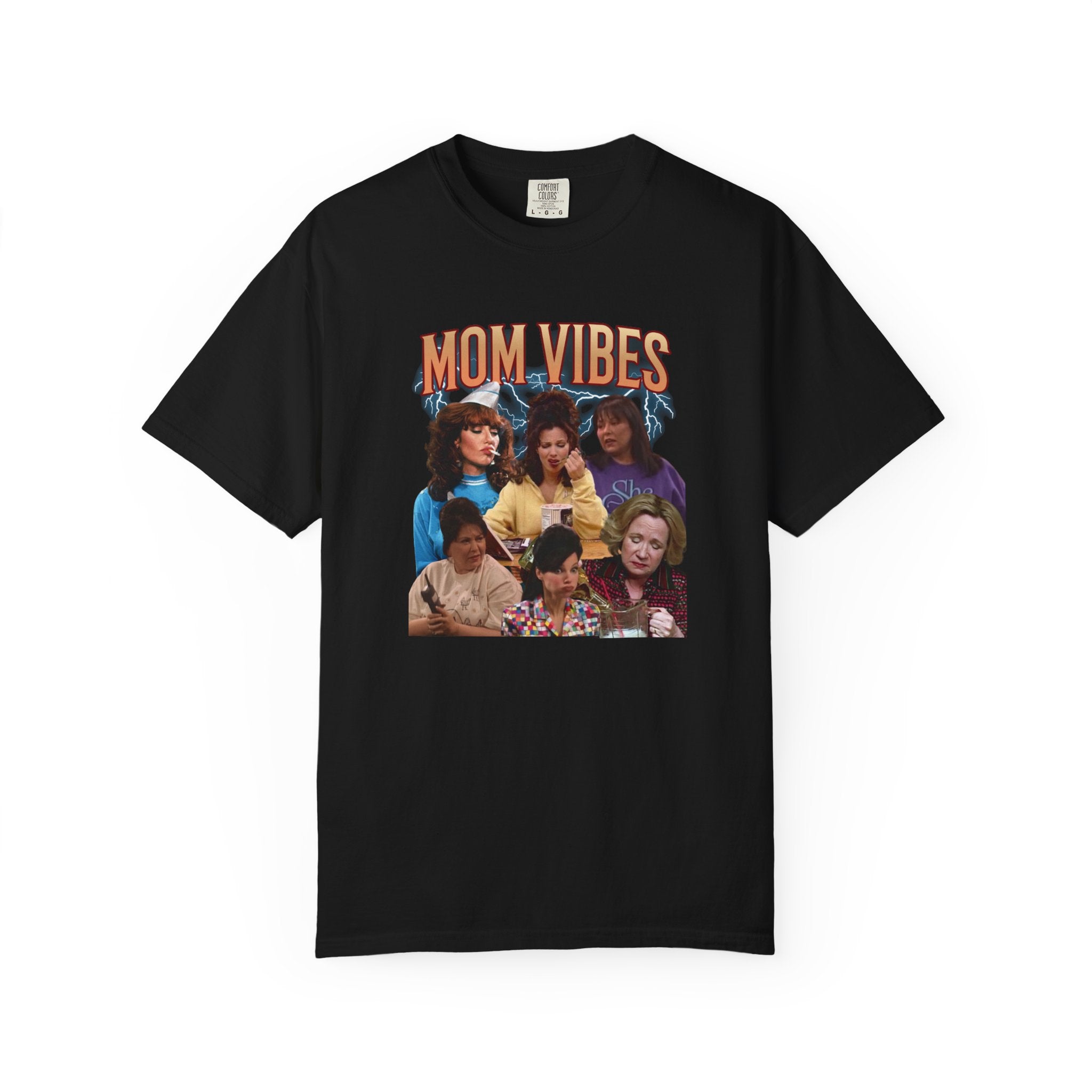 Mom Vibes Graphic T-Shirt — Retro Mom Squad Vintage Style Tee