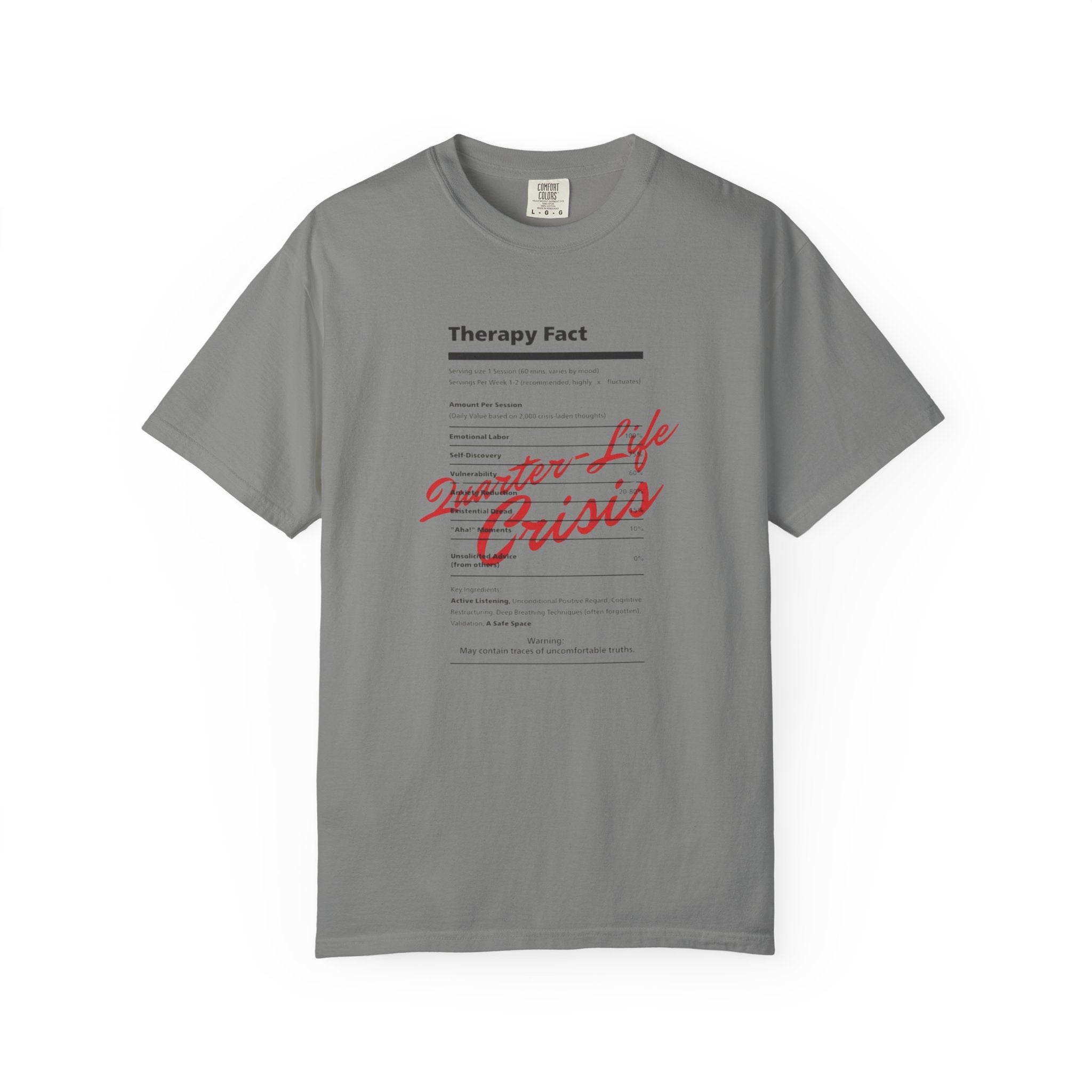 Therapy Fact "Quarter-Life Crisis" T-Shirt