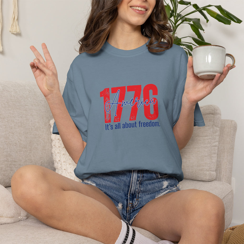1776 Freedom Tee - Patriotic American Independence Day T-Shirt