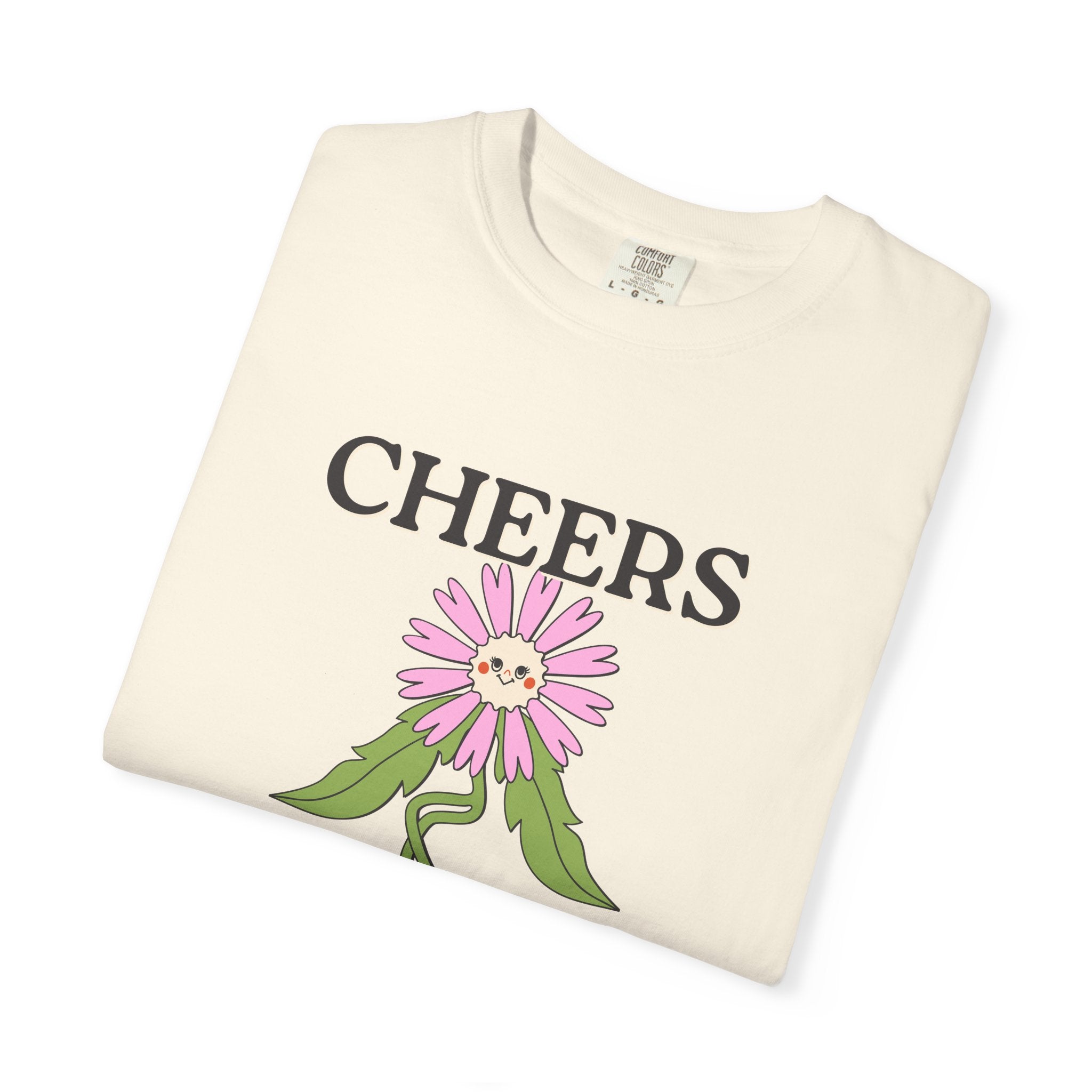 Cheers Queers Floral T-Shirt — Pride Friendly Graphic Tee