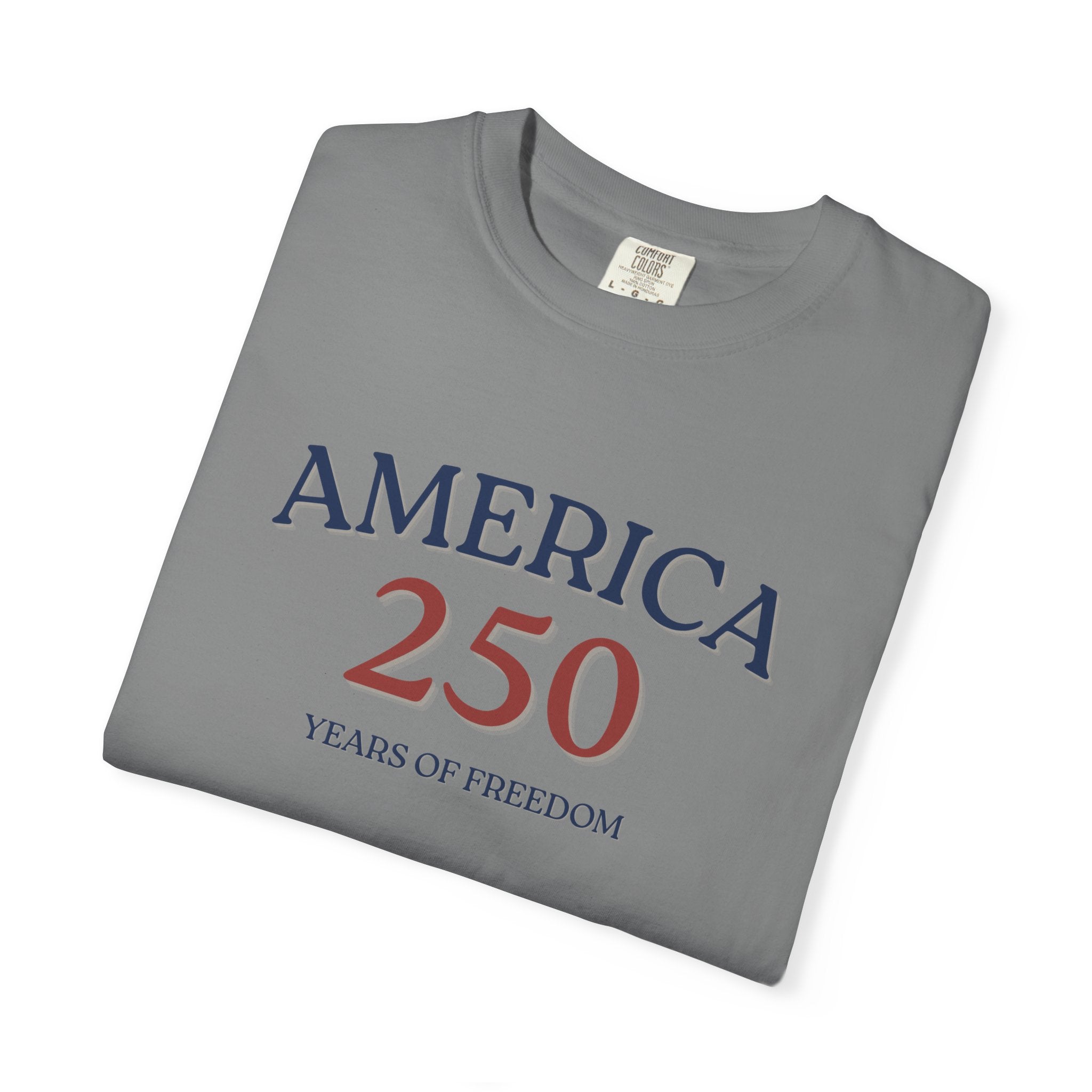 America 250 T-Shirt - Years of Freedom Patriotic Tee