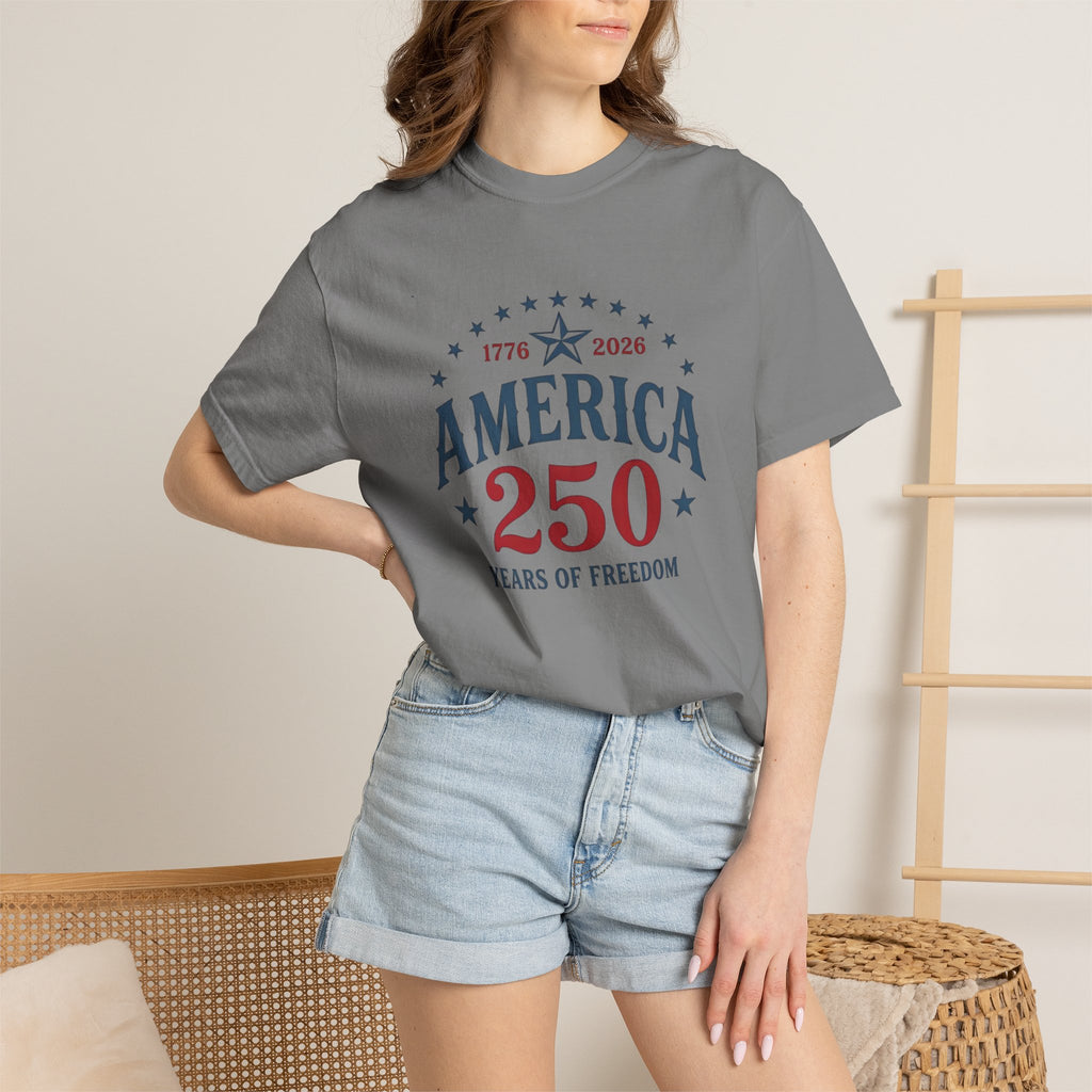 America 250 T-Shirt — 1776–2026 Years of Freedom Patriotic Tee