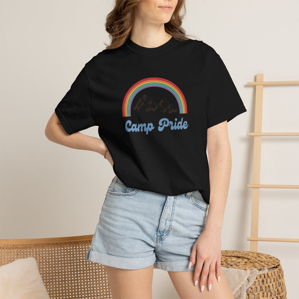 Camp Pride T-Shirt — Rainbow Graphic Tee