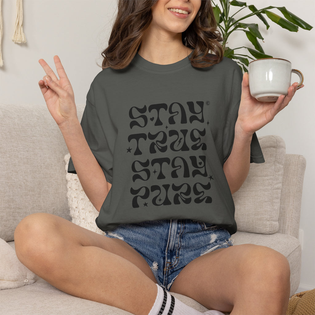 Stay True Stay Pure Graphic T-Shirt