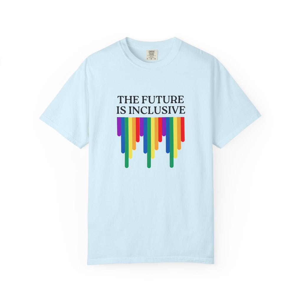 Inclusive Future T‑Shirt – "The Future Is Inclusive" Rainbow Pride Tee