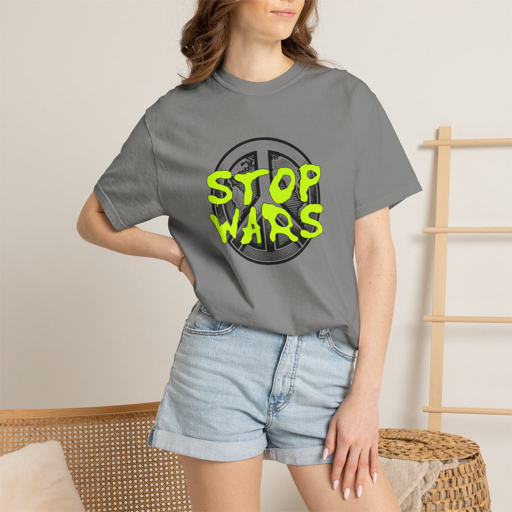 Peace Sign "Stop Wars" T-Shirt — Anti-War Graphic Tee