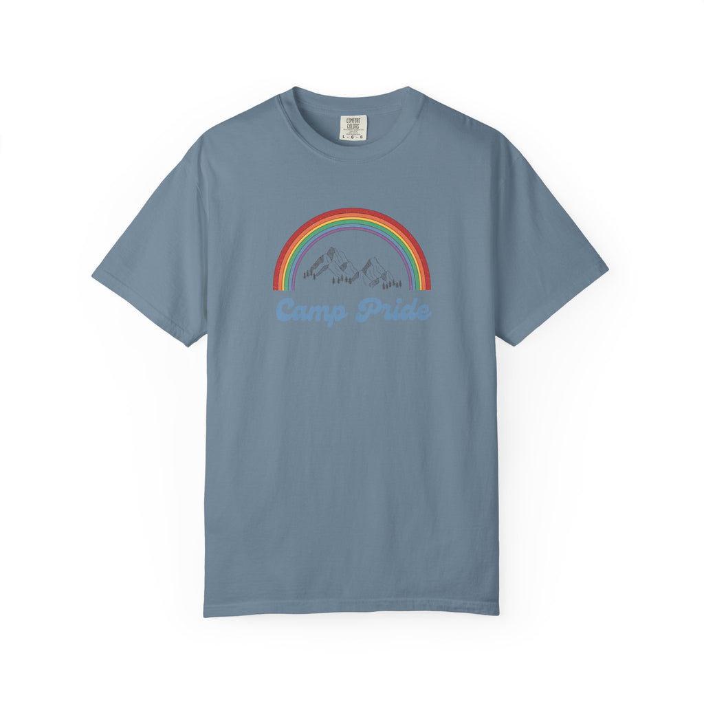 Camp Pride T-Shirt — Rainbow Graphic Tee