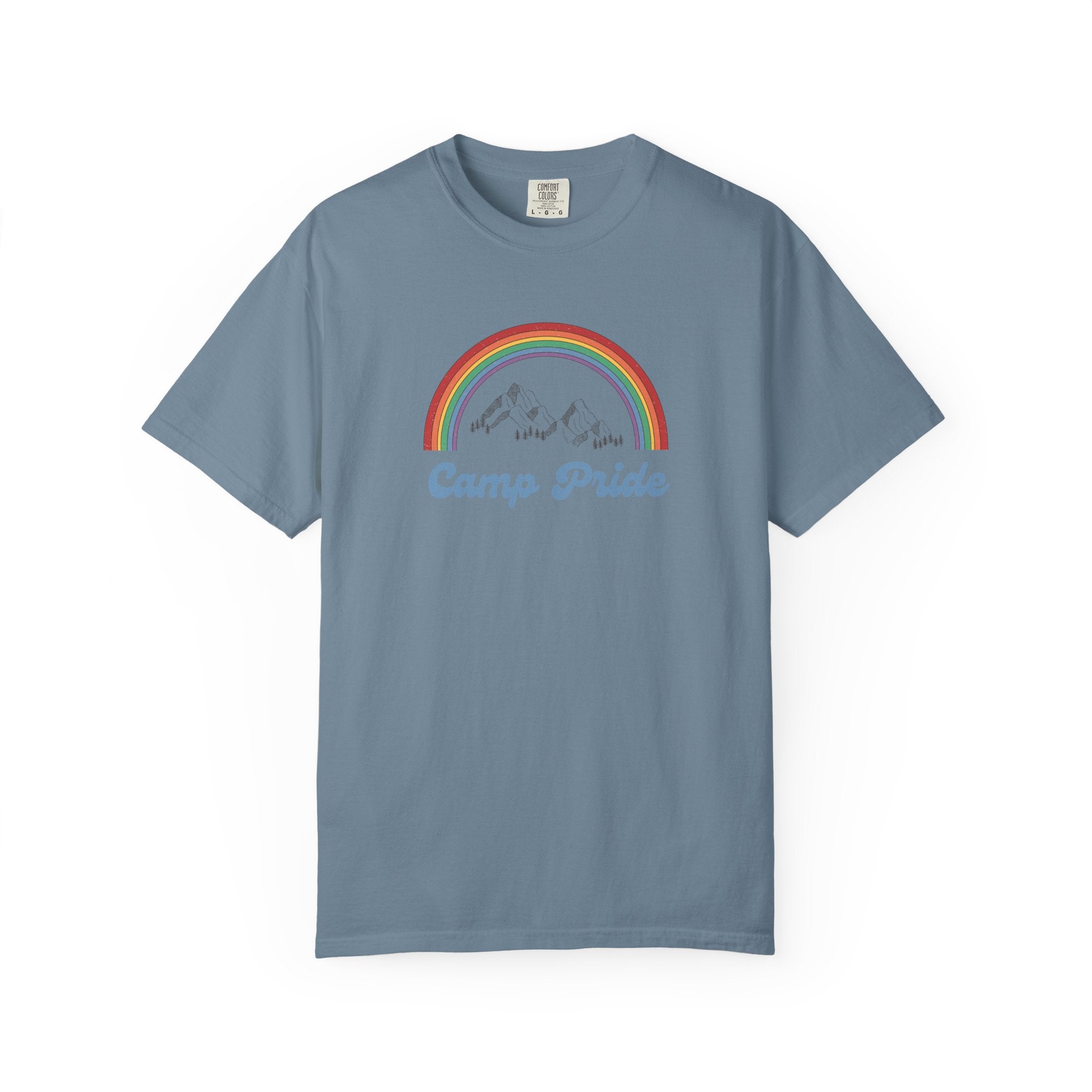 Camp Pride T-Shirt — Rainbow Graphic Tee