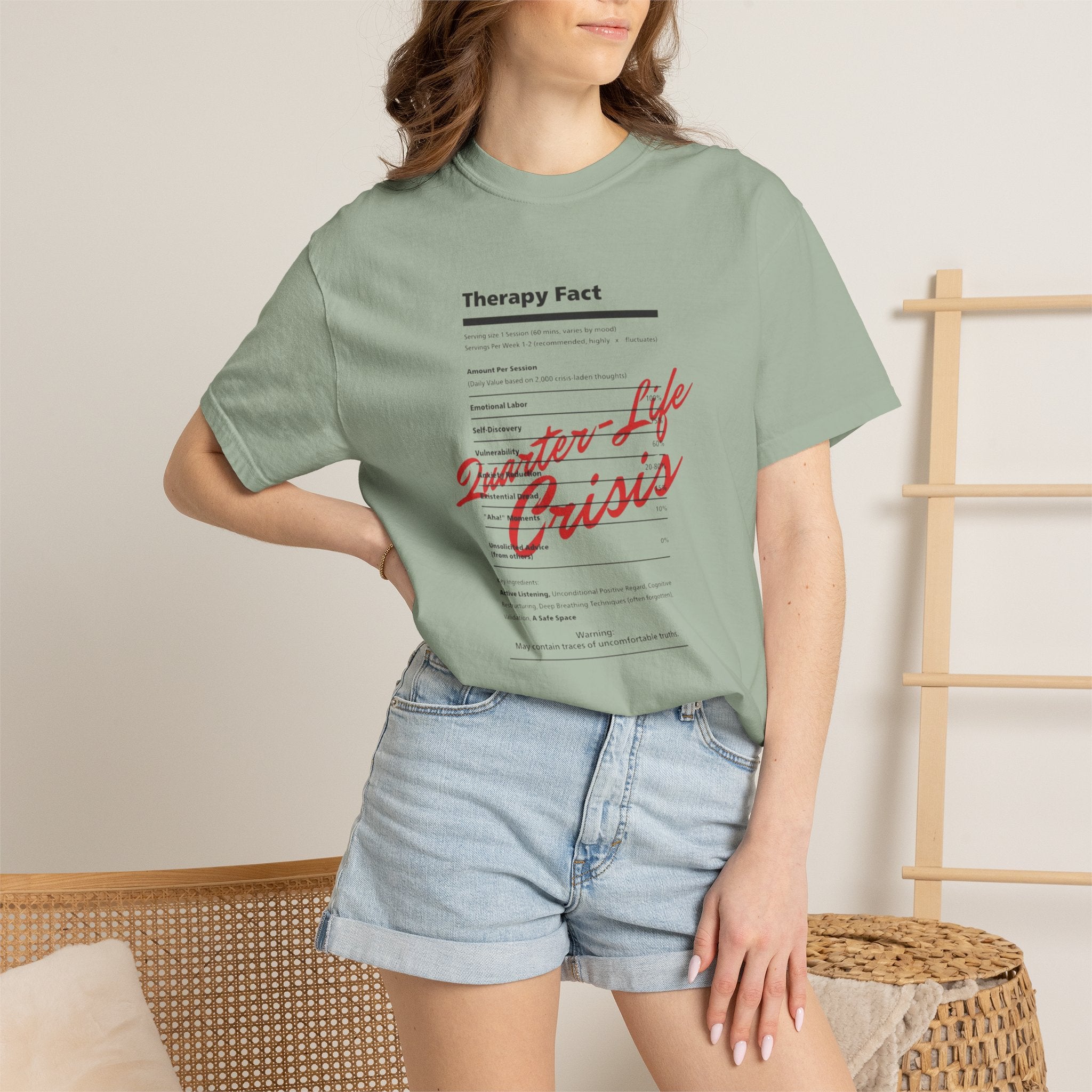 Therapy Fact "Quarter-Life Crisis" T-Shirt