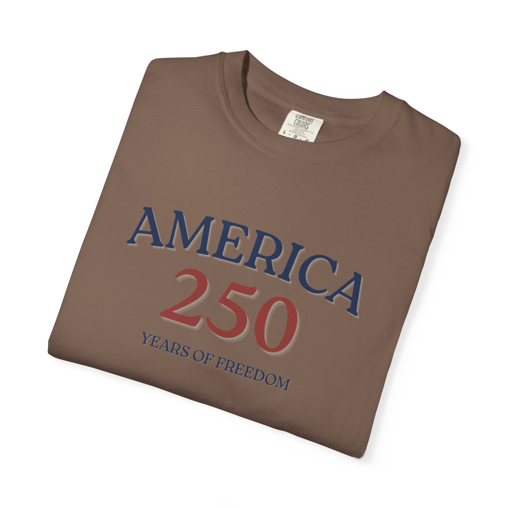America 250 T-Shirt - Years of Freedom Patriotic Tee