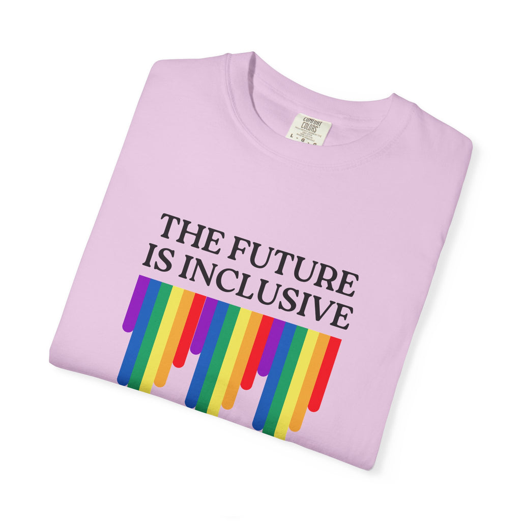 Inclusive Future T‑Shirt – "The Future Is Inclusive" Rainbow Pride Tee