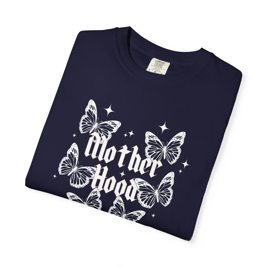 Motherhood Butterfly T-Shirt — Vintage Floral Mom Tee for Mother's Day
