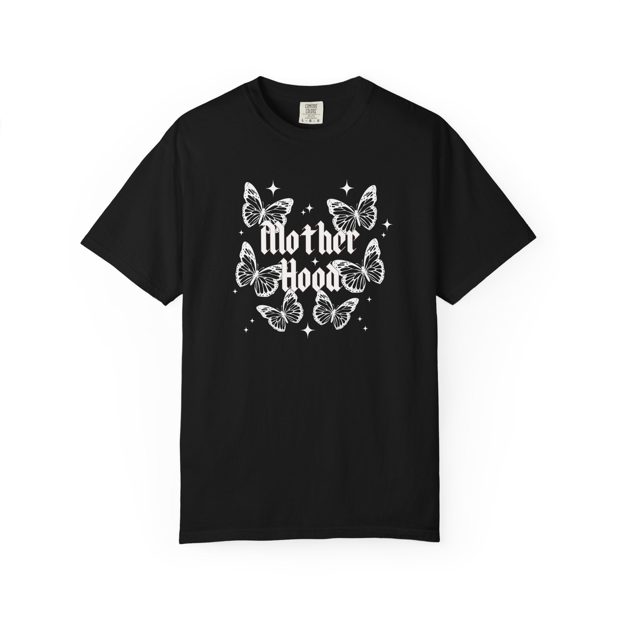 Motherhood Butterfly T-Shirt — Vintage Floral Mom Tee for Mother's Day
