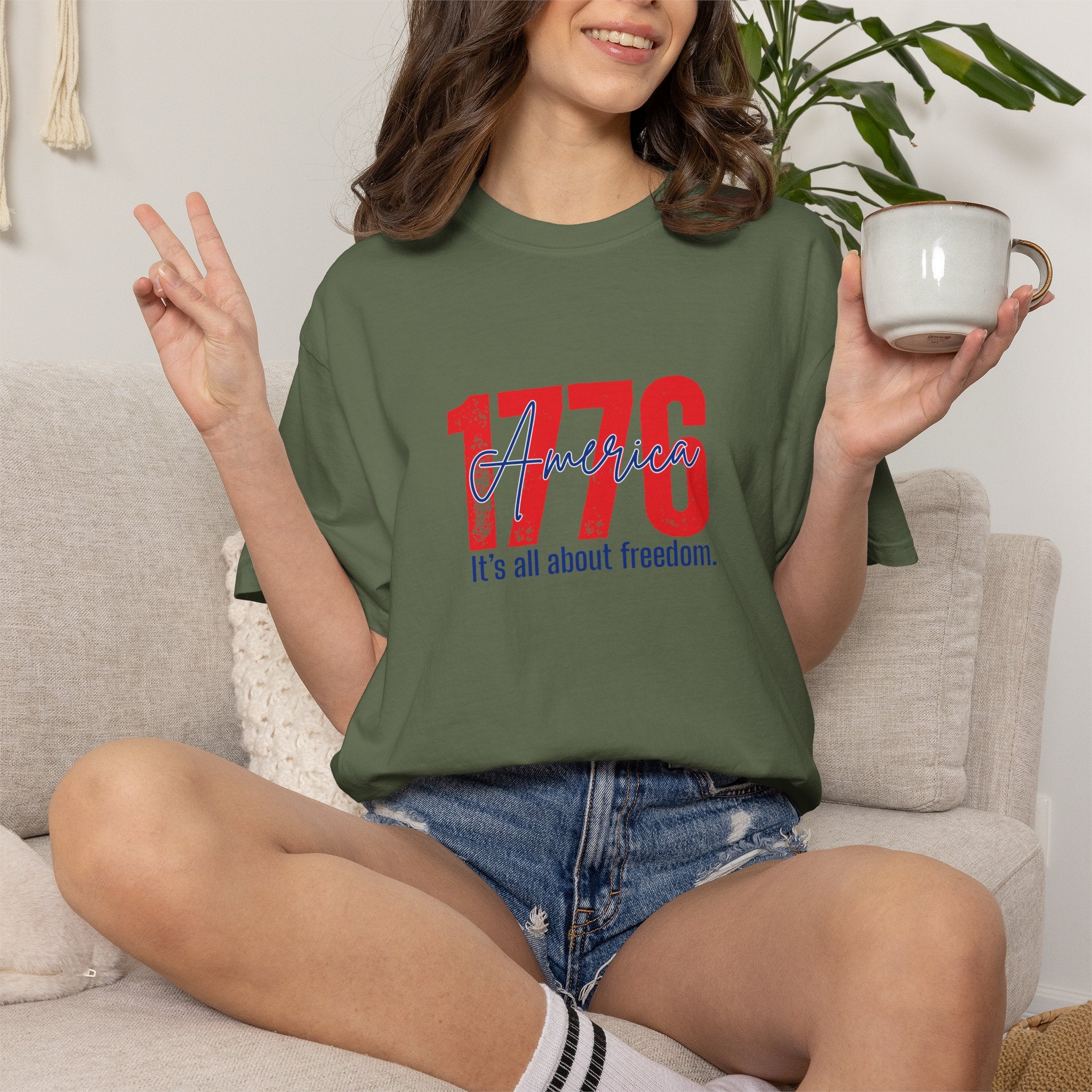 1776 Freedom Tee - Patriotic American Independence Day T-Shirt