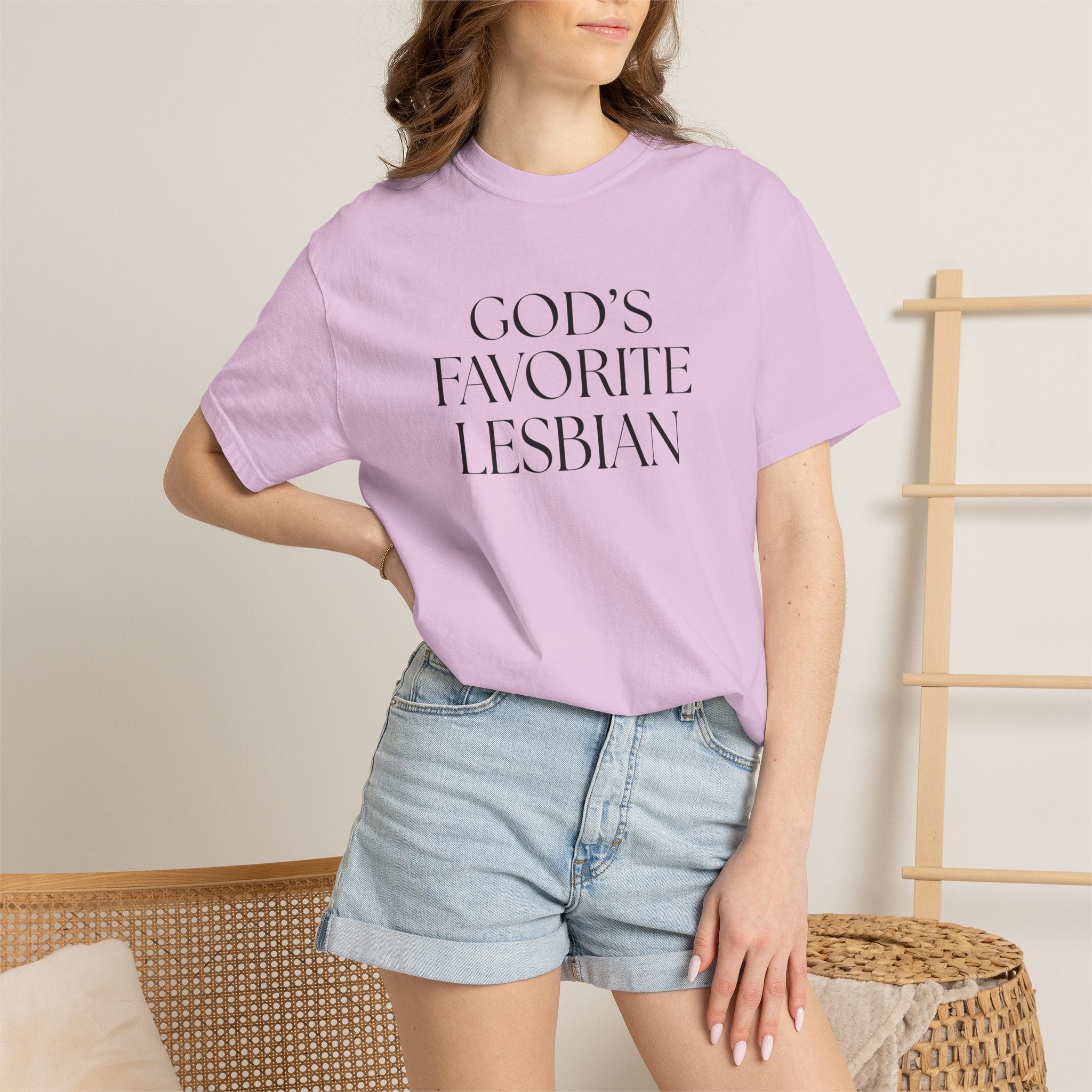 God’s Favorite Lesbian T-Shirt — Inclusive Pride Tee