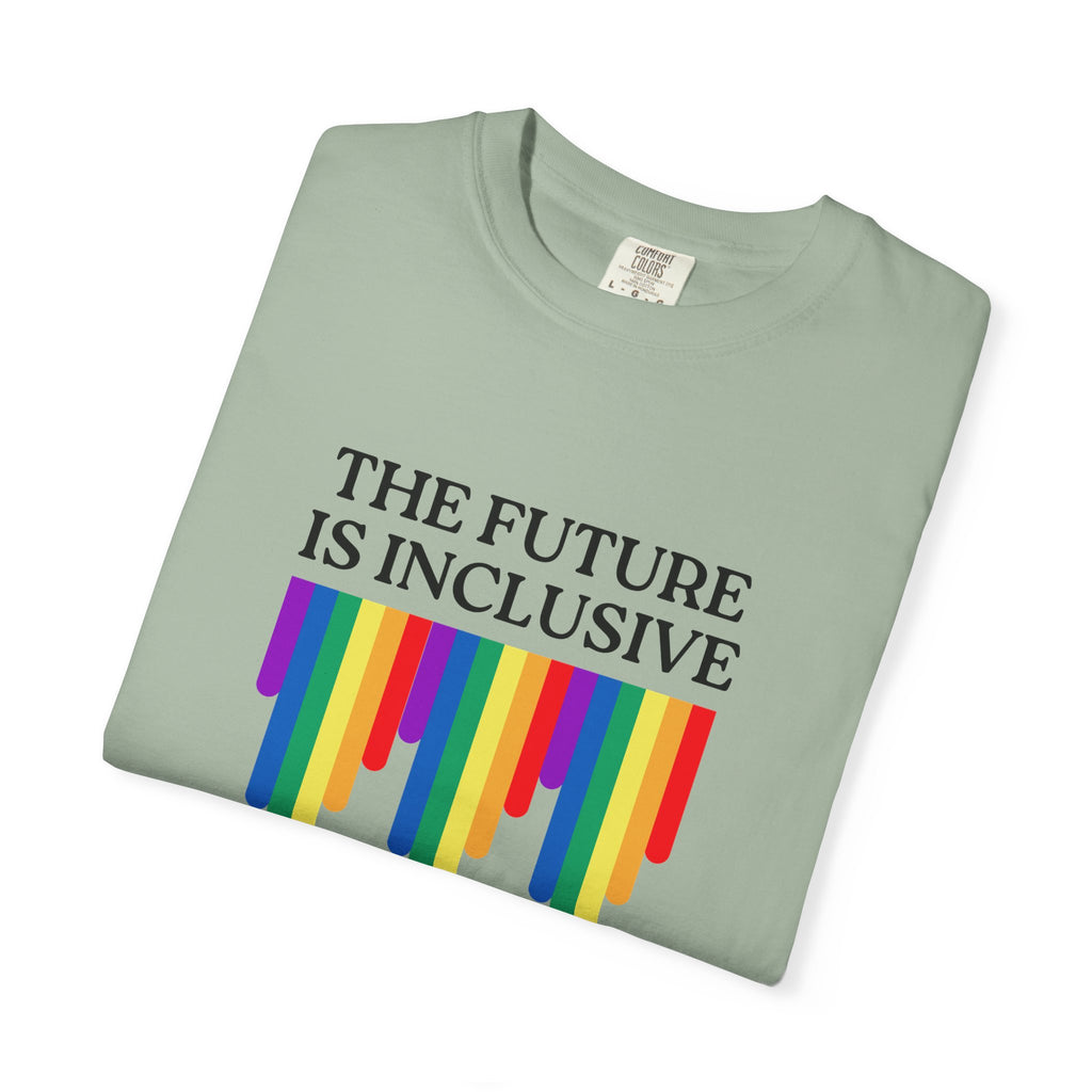 Inclusive Future T‑Shirt – "The Future Is Inclusive" Rainbow Pride Tee