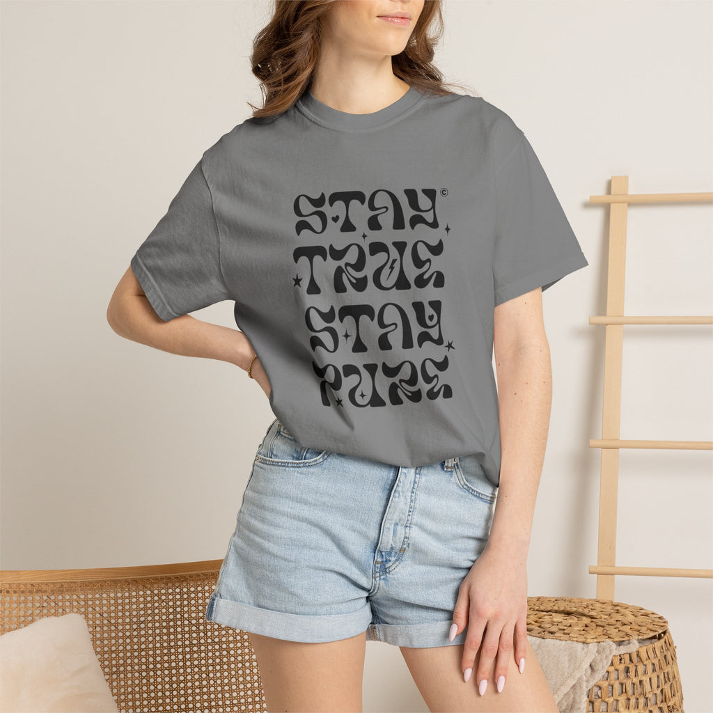 Stay True Stay Pure Graphic T-Shirt