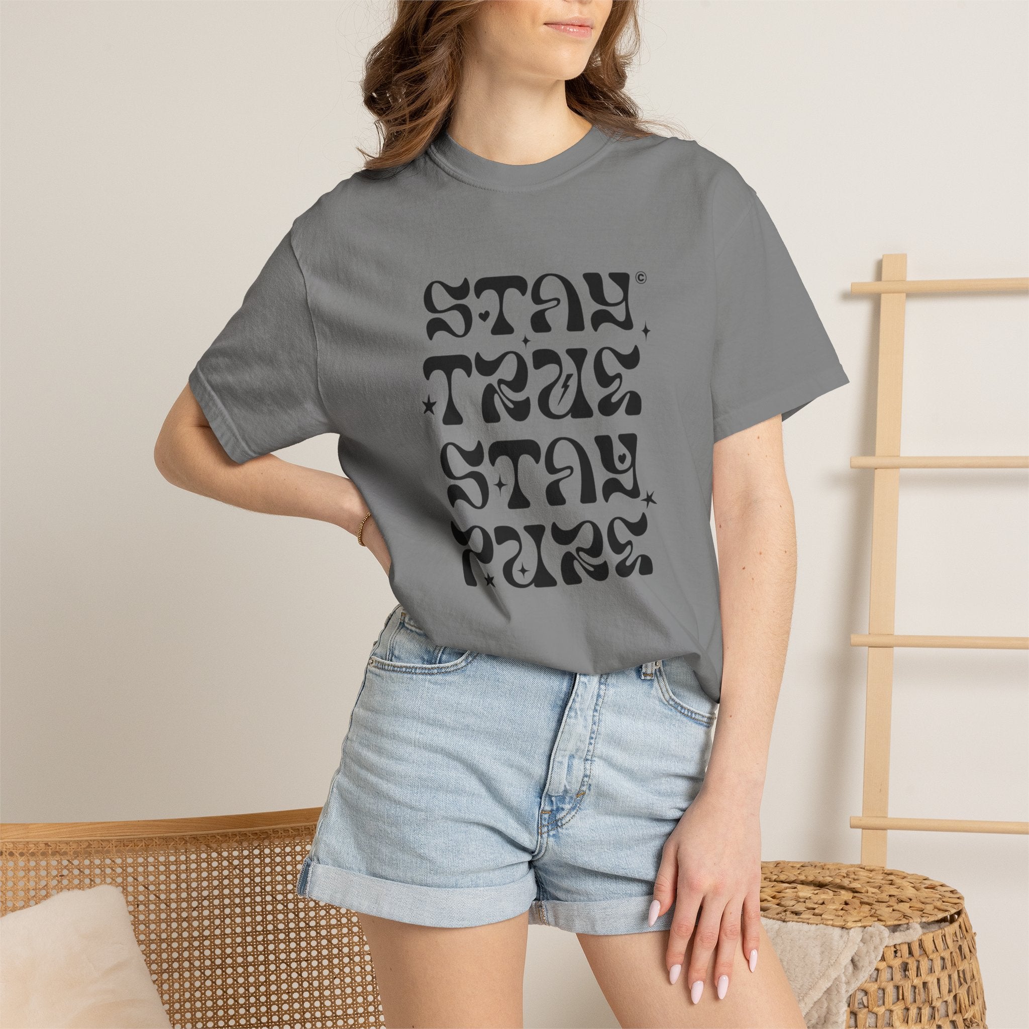Stay True Stay Pure Graphic T-Shirt