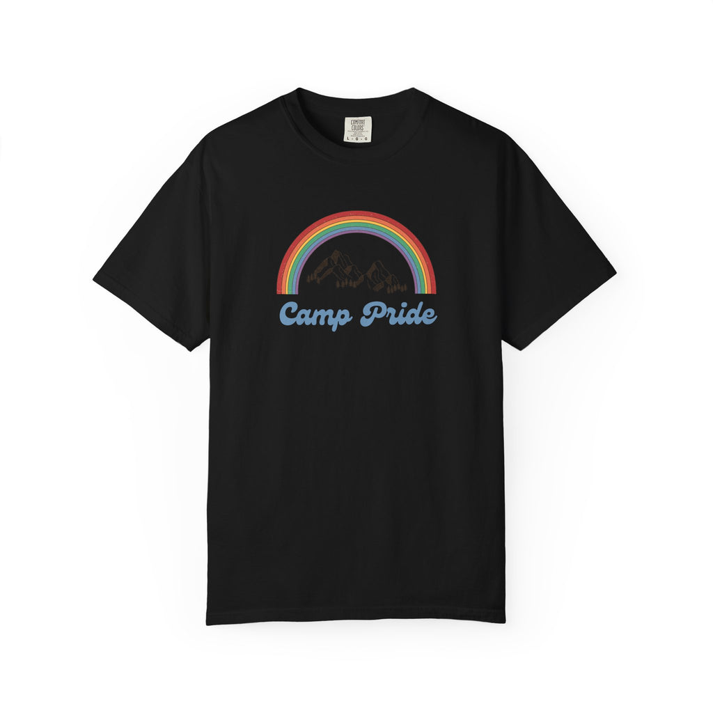 Camp Pride T-Shirt — Rainbow Graphic Tee