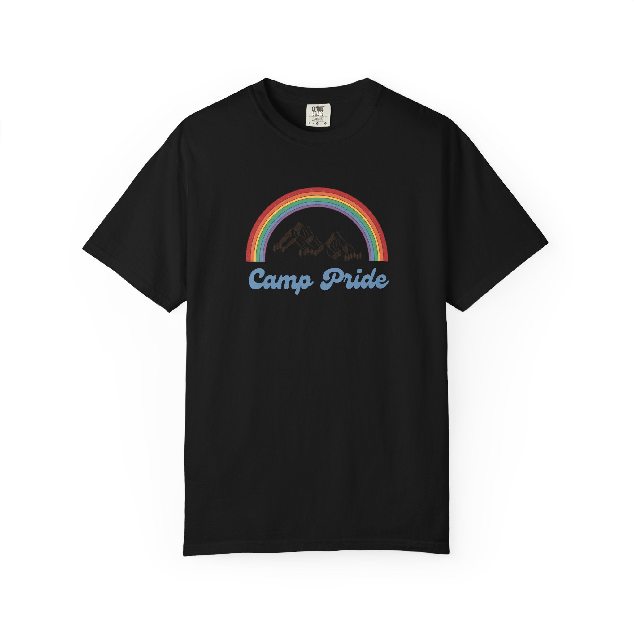 Camp Pride T-Shirt — Rainbow Graphic Tee