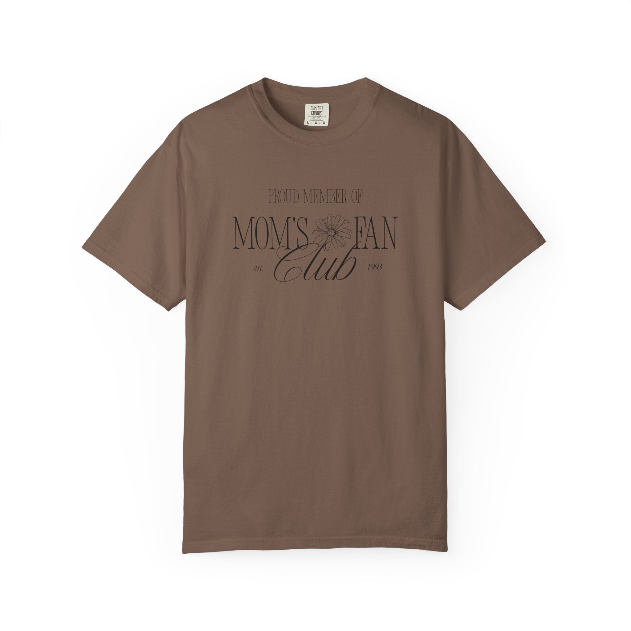 Mom's Fan Club T-Shirt — Vintage Floral Mother's Day Tee